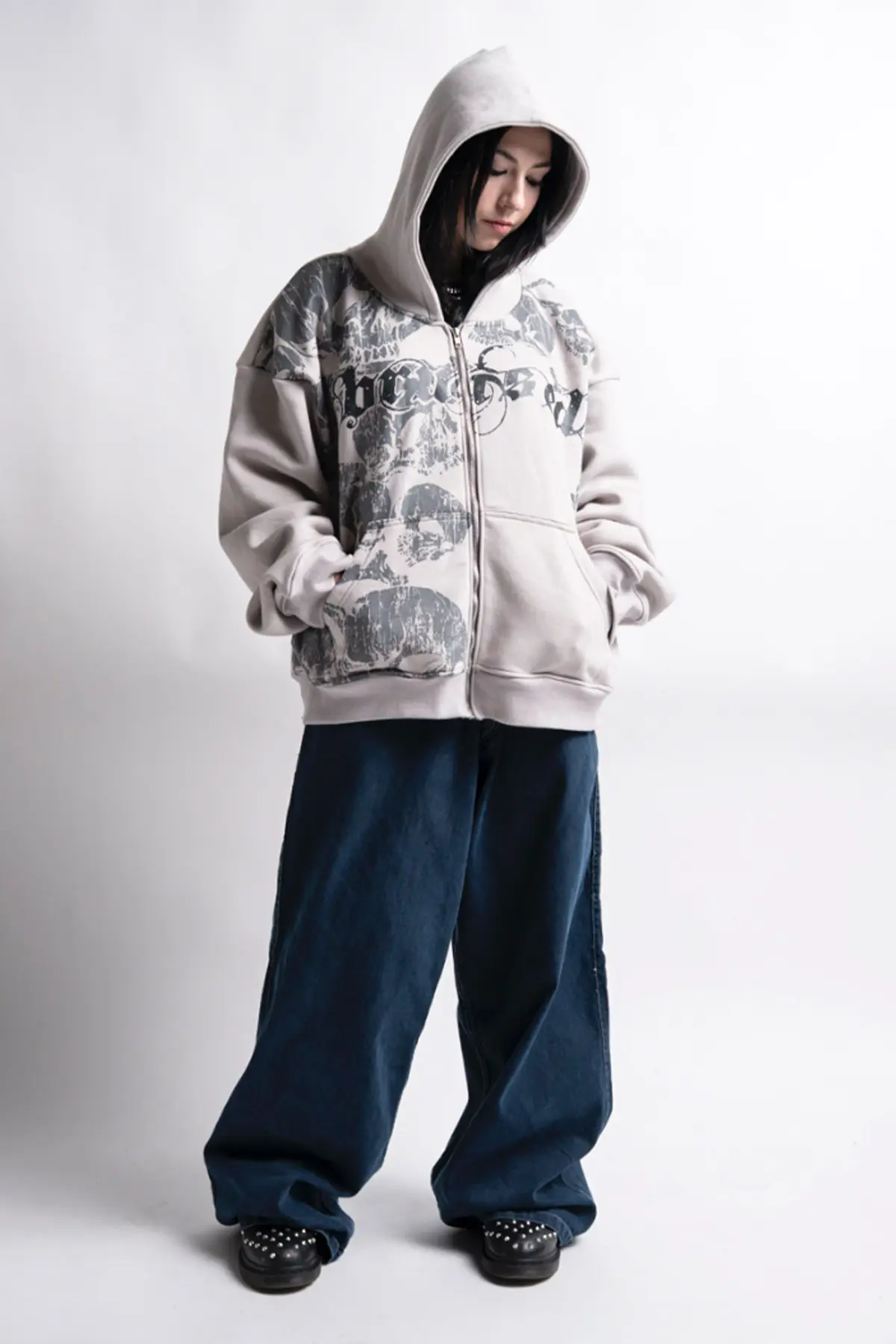 Vesper Zip Hoodie (Ash)