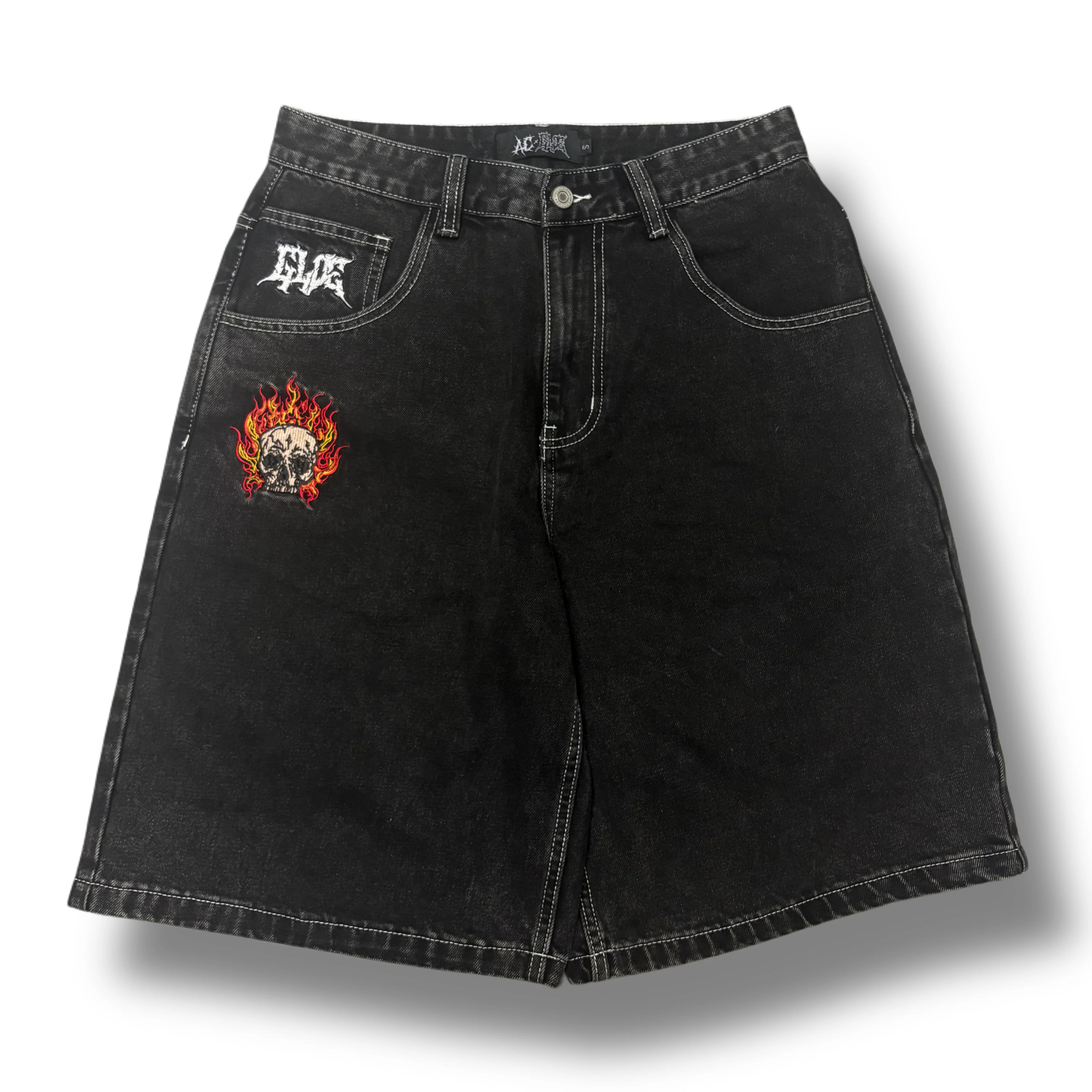 Gloe x AC Jorts Black