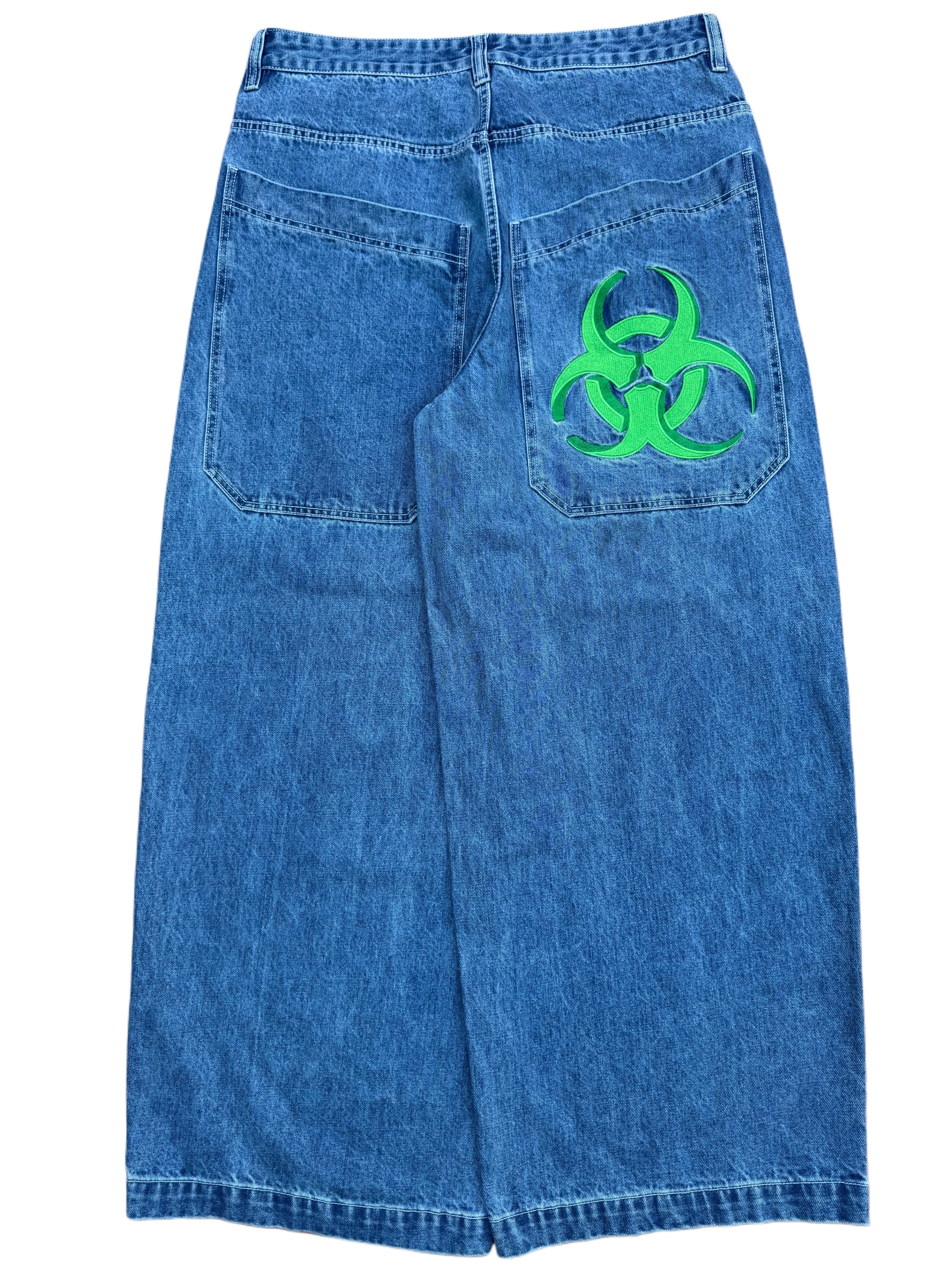 Blue Wide Leg GLOE Hazard Jeans