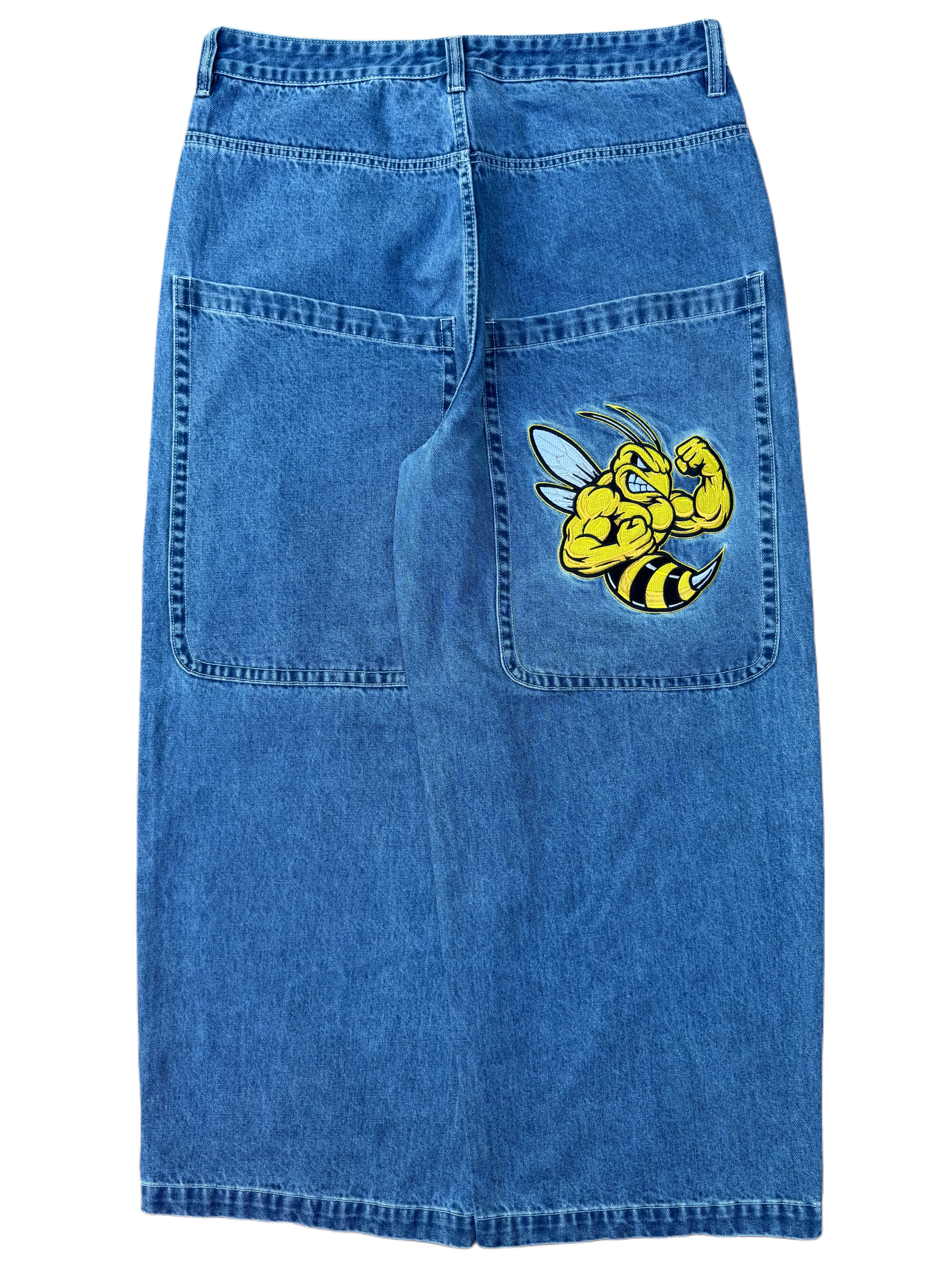 Blue Wide Leg GLOE Wasp Jeans