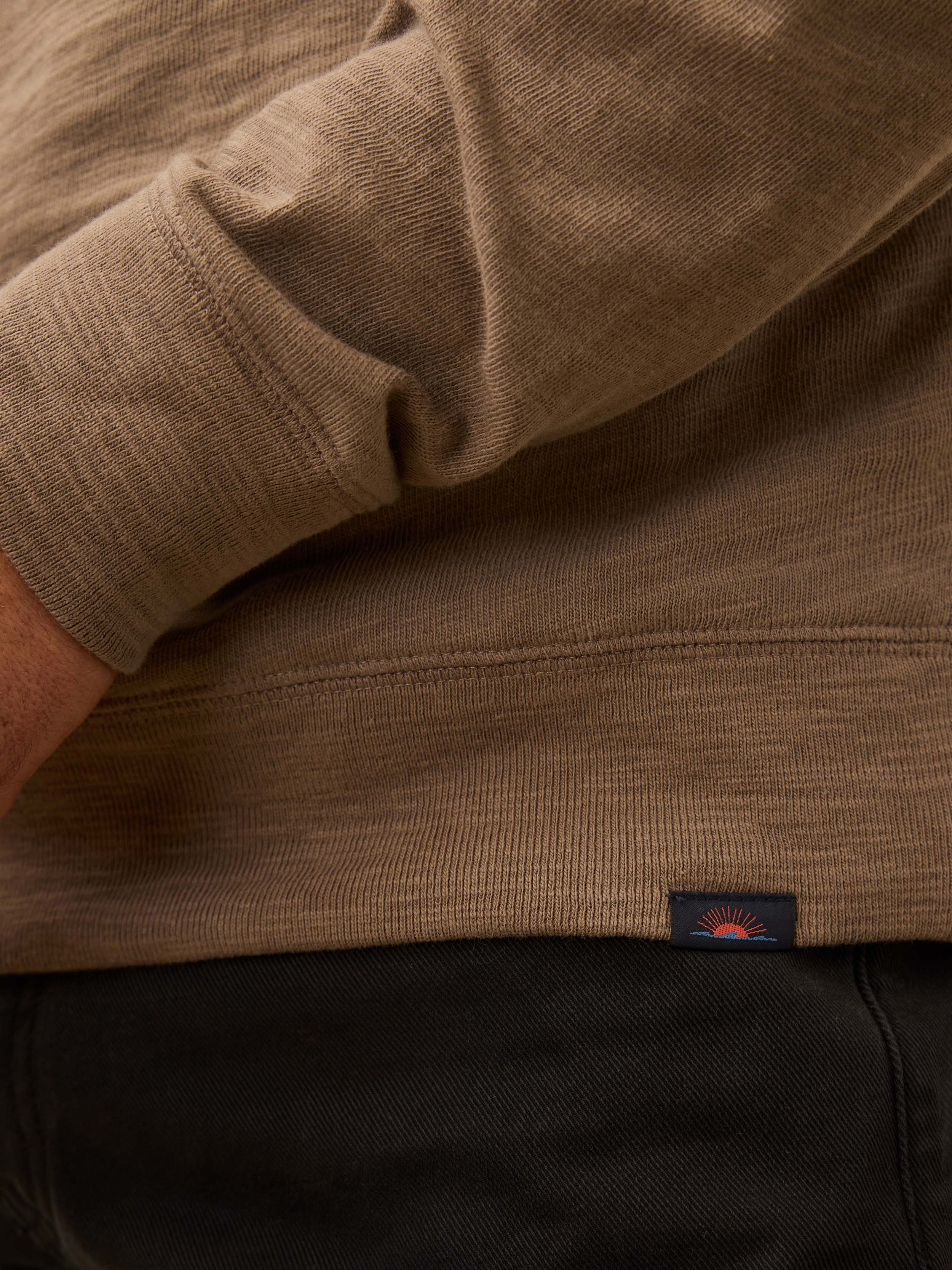 Sunwashed Midweight Organic Hoodie - Western Cedar