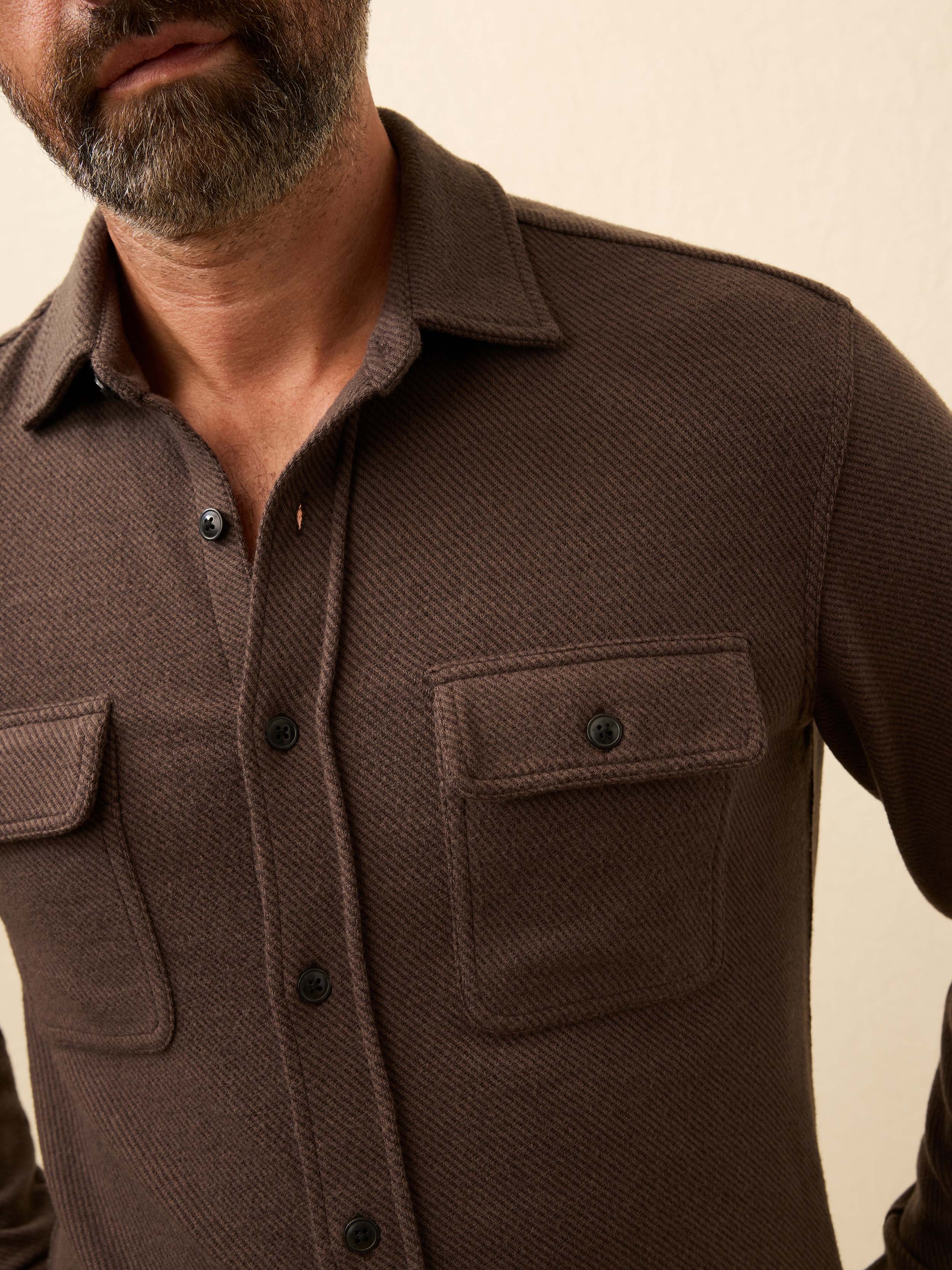 Legend Sweater Shirt - Valley Brown Twill