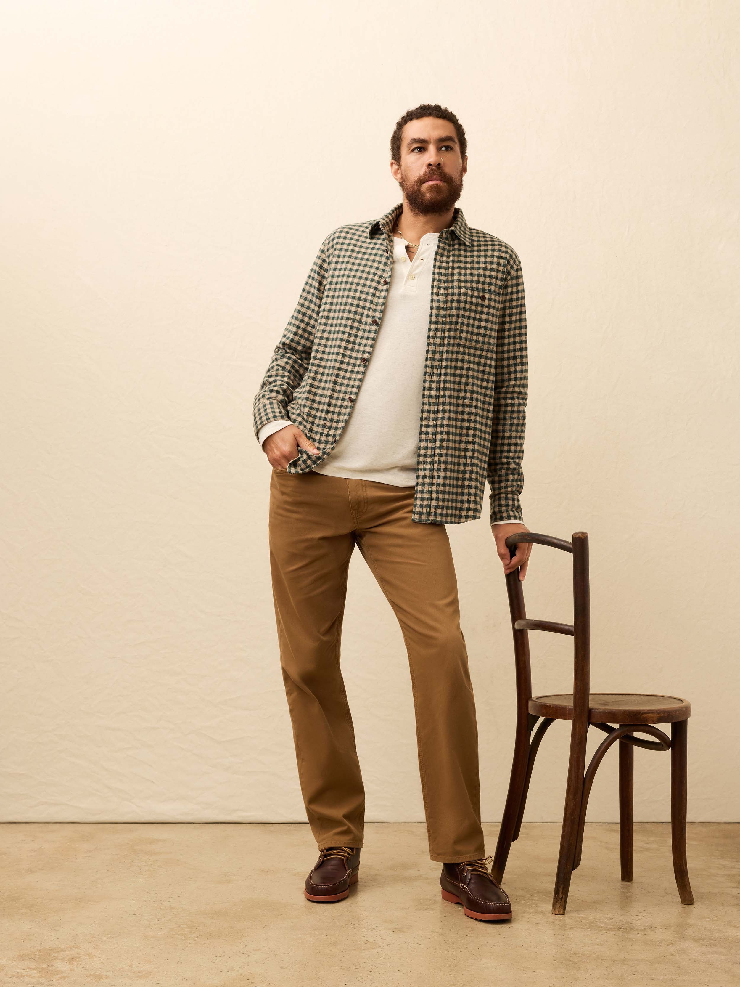 Super Brushed Flannel - Pinewood Gingham