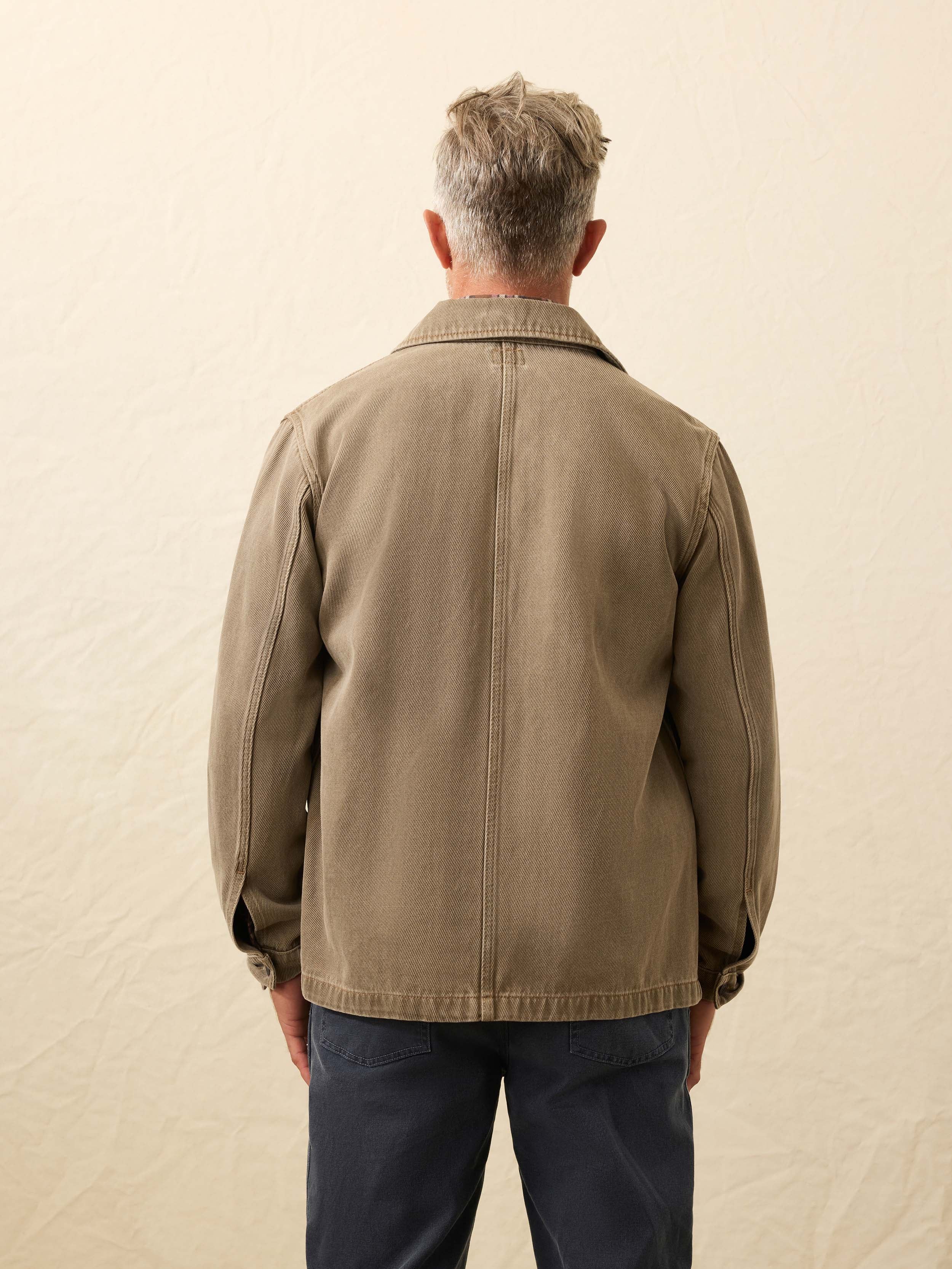 High Ridge Twill Studio Jacket - Unisex - Almond Hill Wash