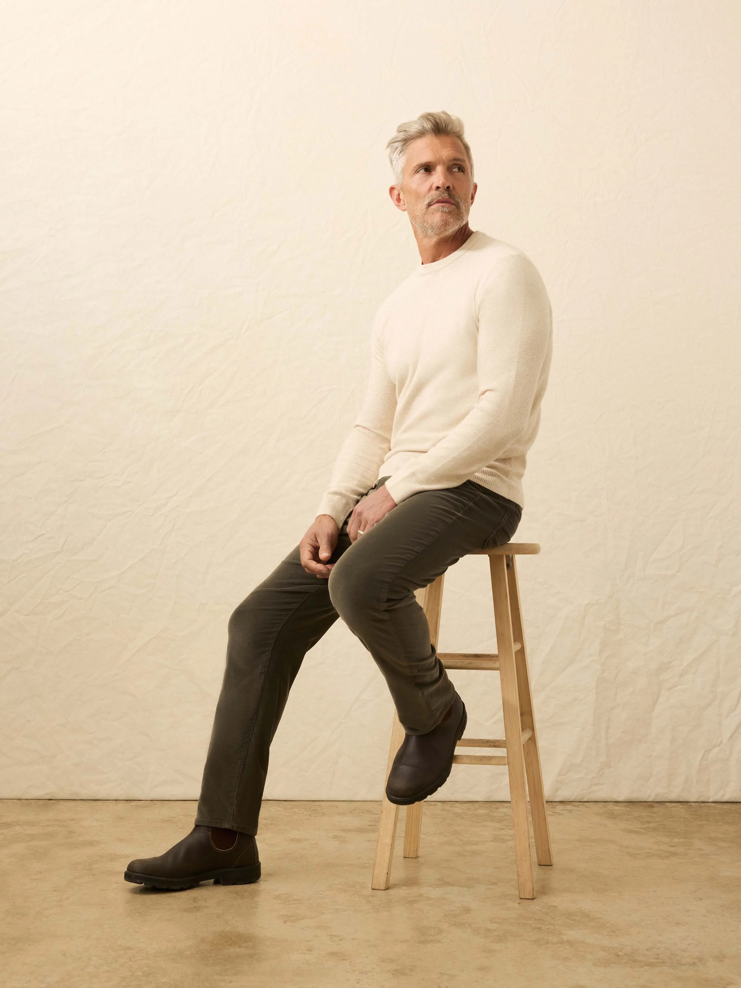 Jackson Crew Sweater - Ivory Sky Feeder