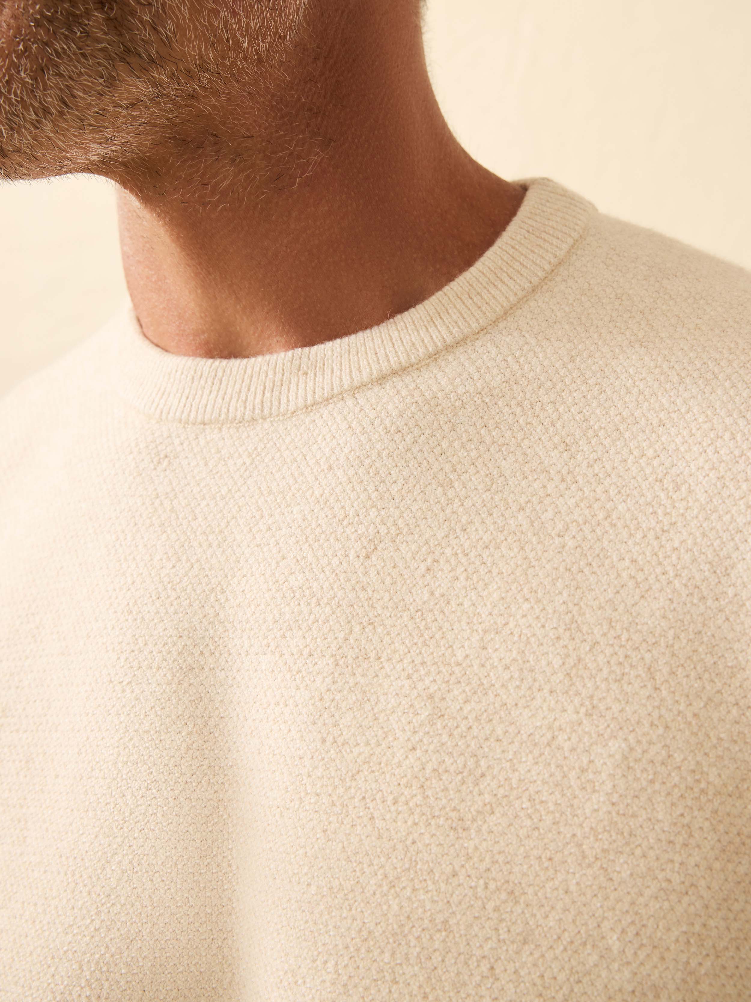 Jackson Crew Sweater - Ivory Sky Feeder