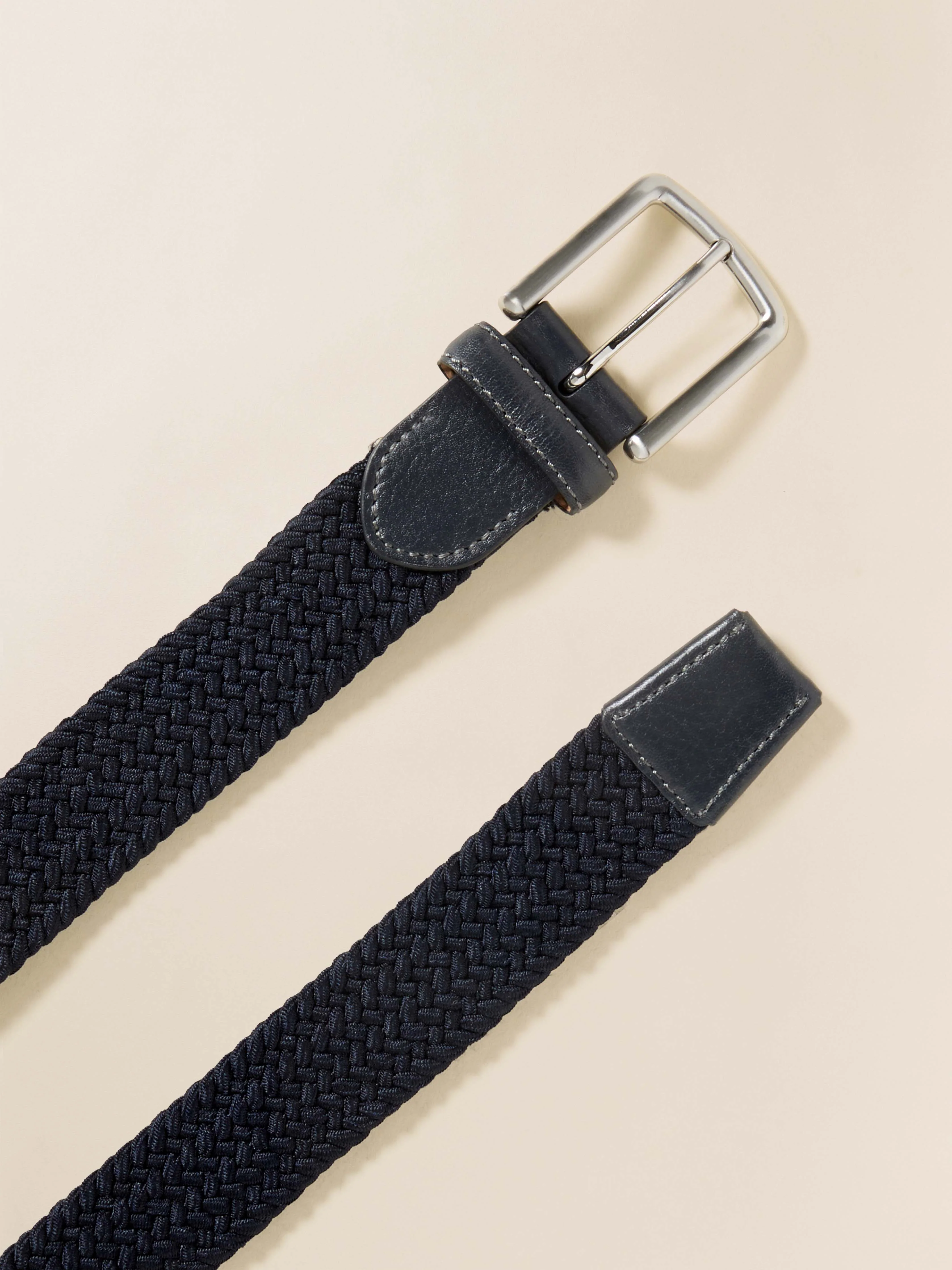 Men's Stretch Woven Belt - Navy