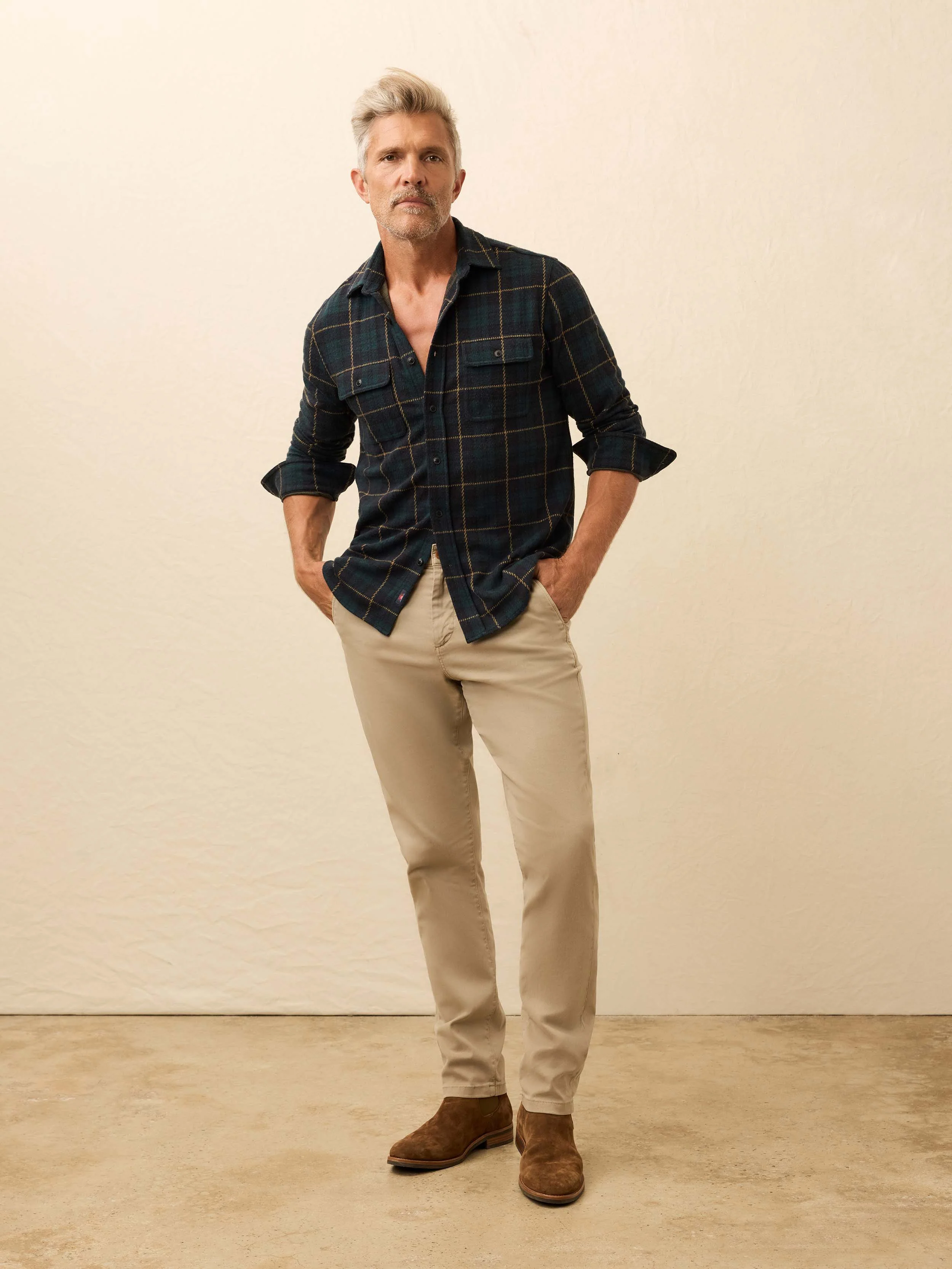 Legend Sweater Shirt - Lodge Blackwatch Plaid