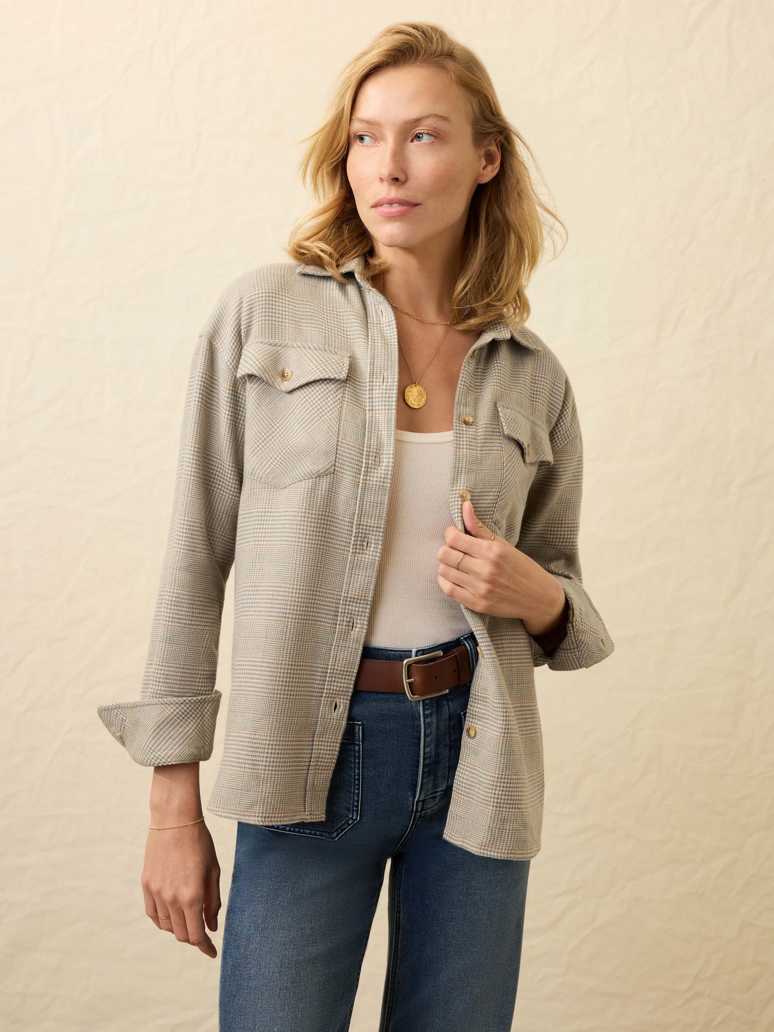 Heirloom Portuguese Flannel Overshirt - Canyon Plaid