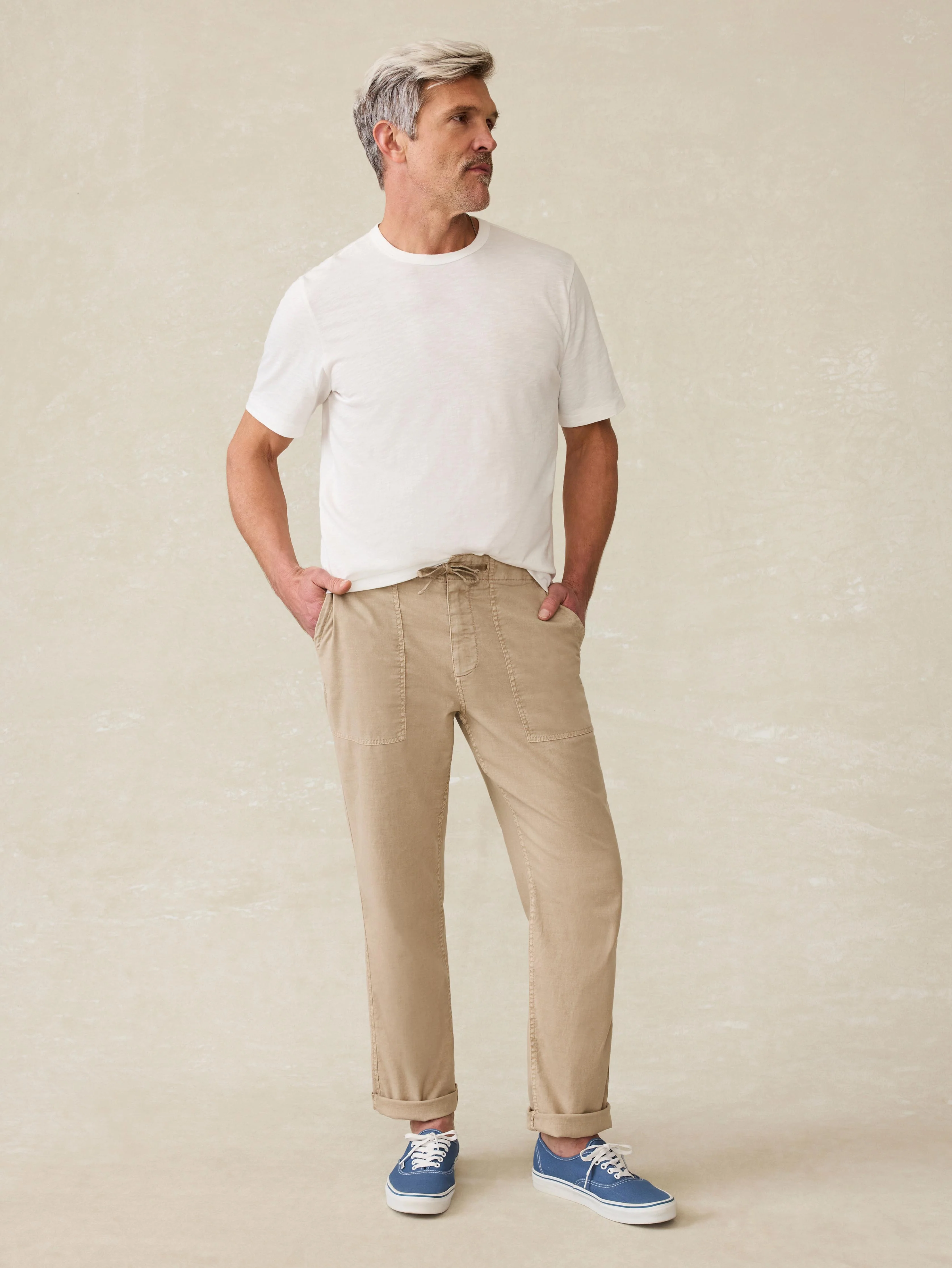 Sunwashed Regenerative Tee - White