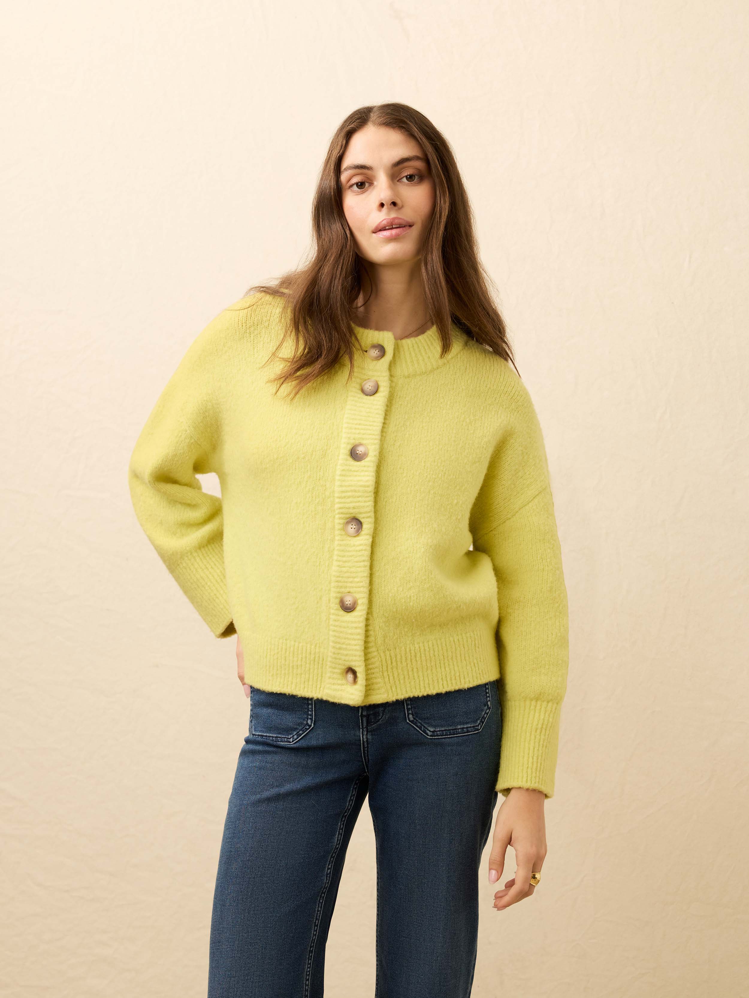 Alpine Cozy Cardigan - Citrus Shore