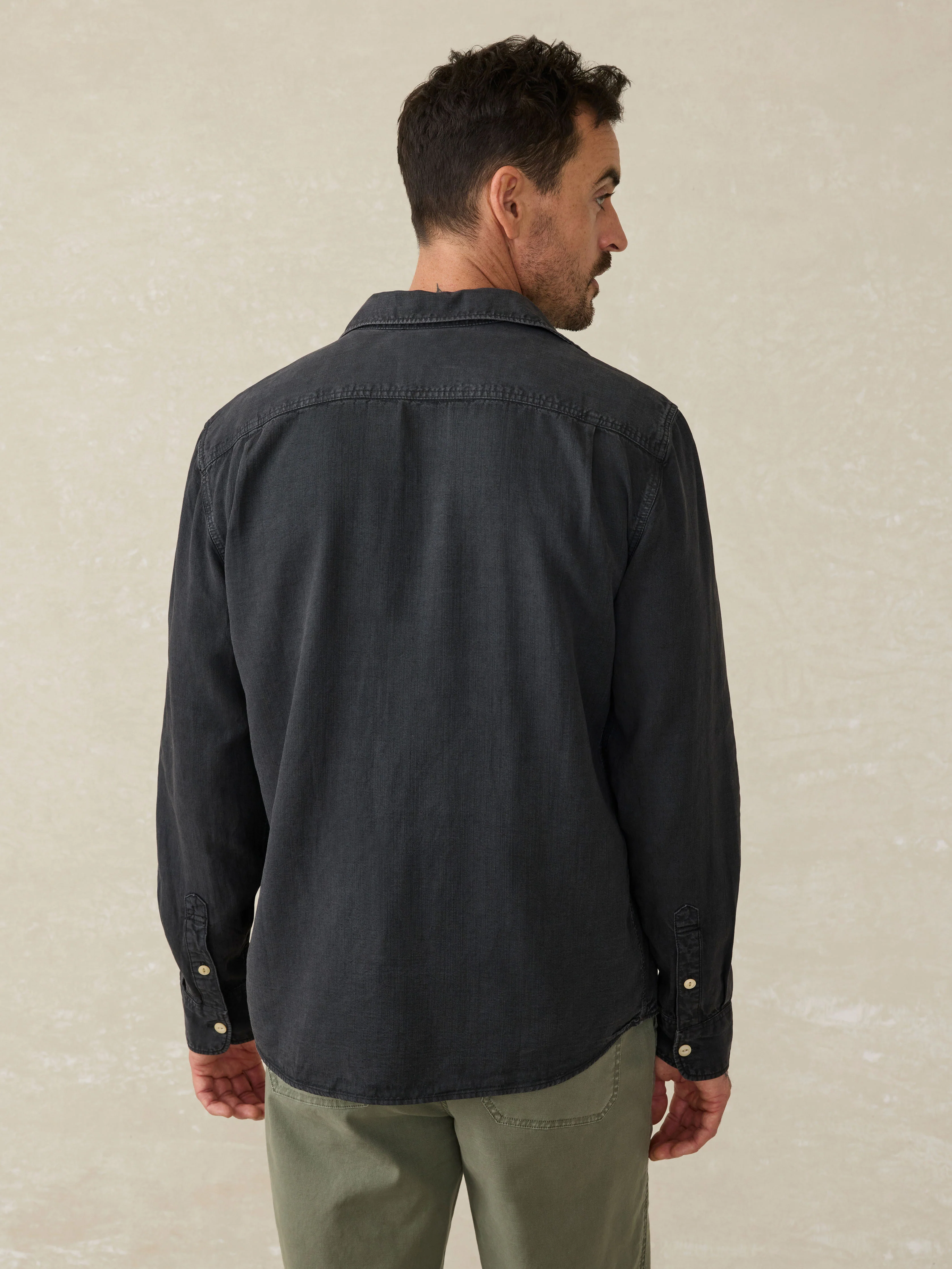 Tried & True Chambray Workshirt - Durango Black