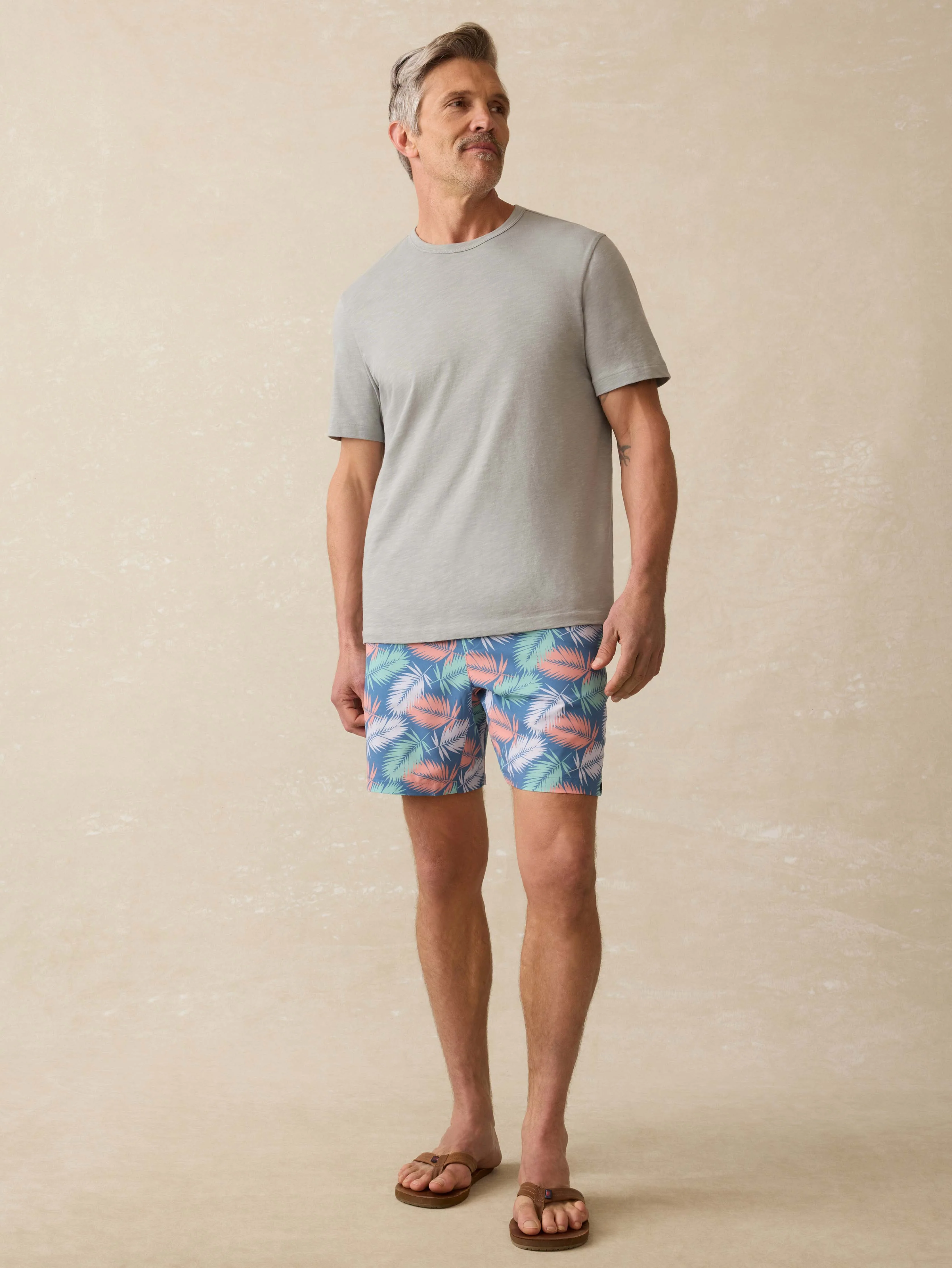 Sunwashed Regenerative Tee - Lakeshore Grey