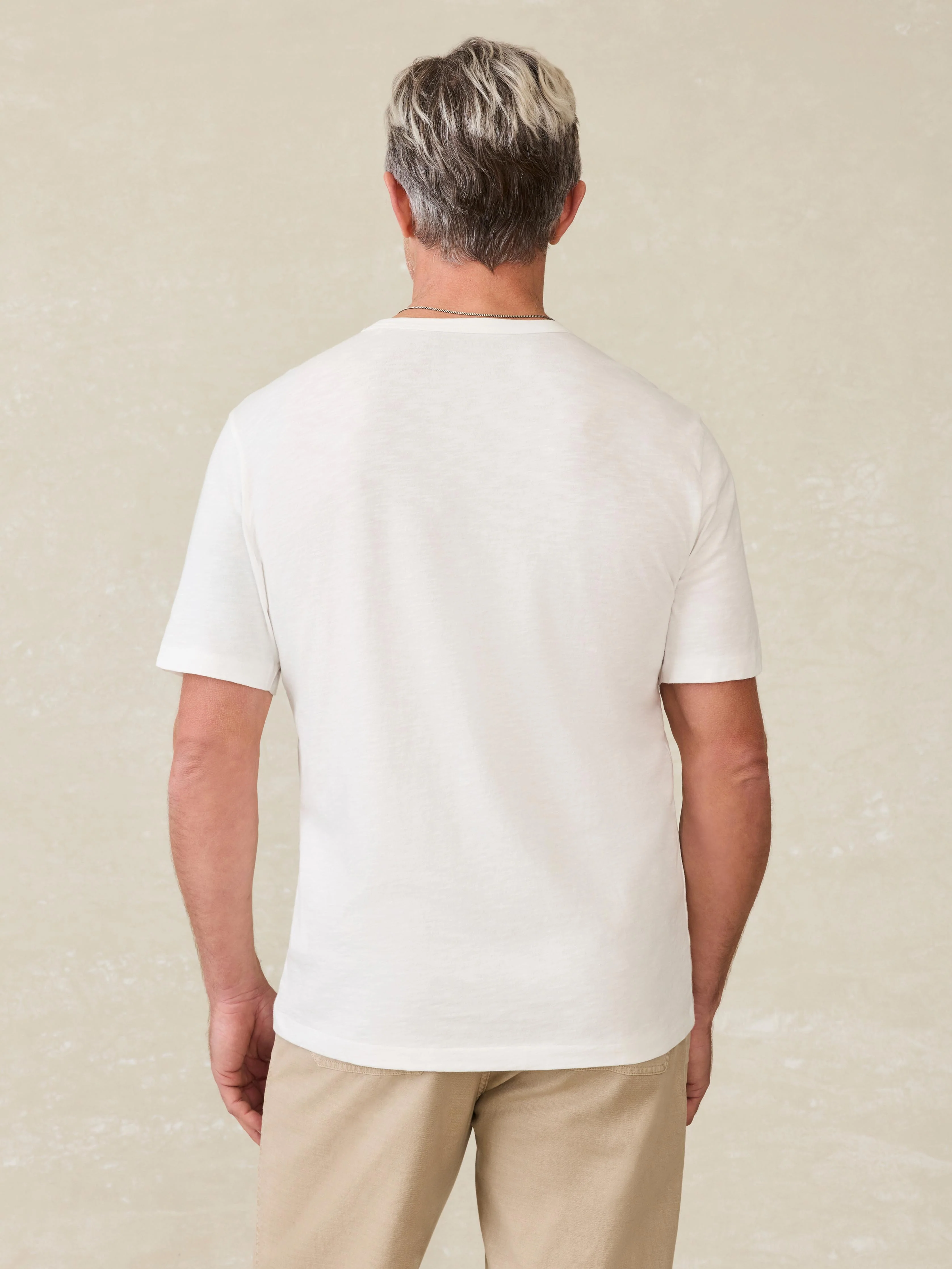 Sunwashed Regenerative Tee - White