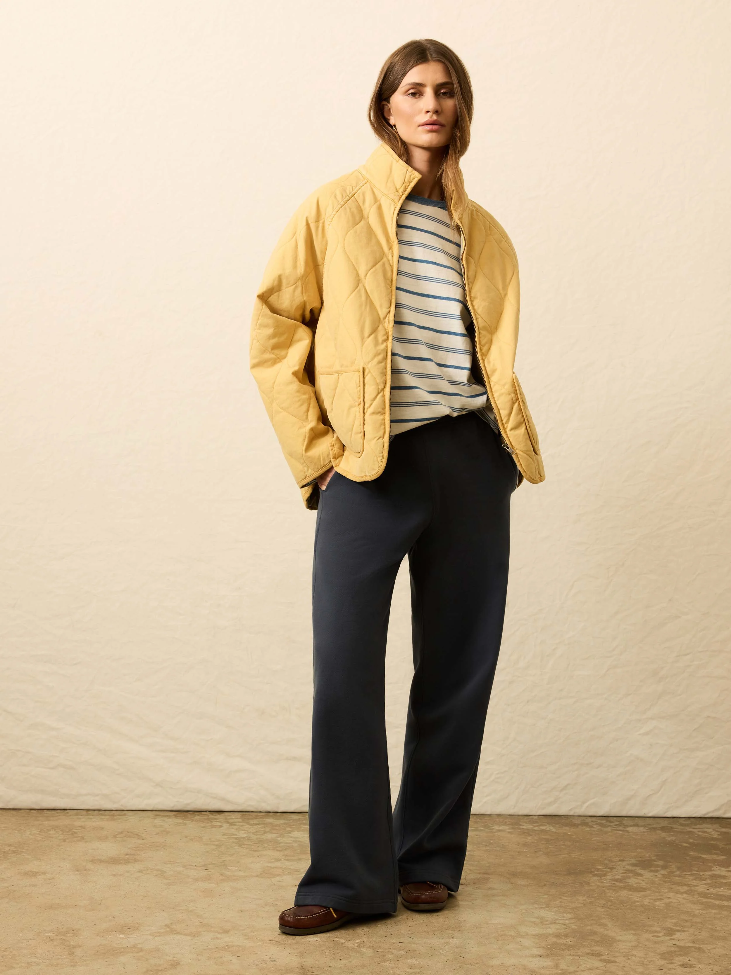 Sunwashed Quilted Jacket - Tuscan Sun