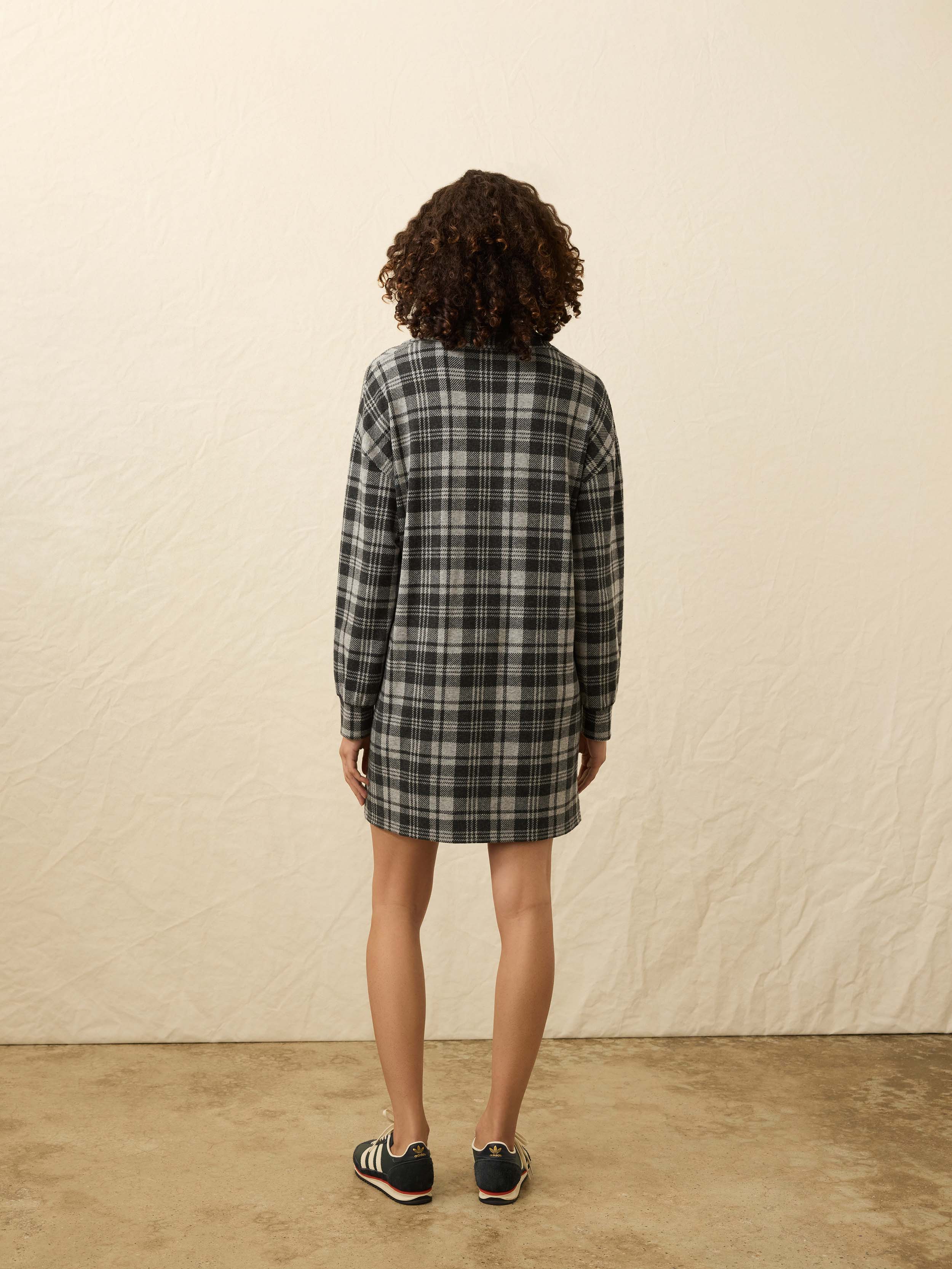 Legend™ Sweater Hudson Dress - Silver Lake Plaid