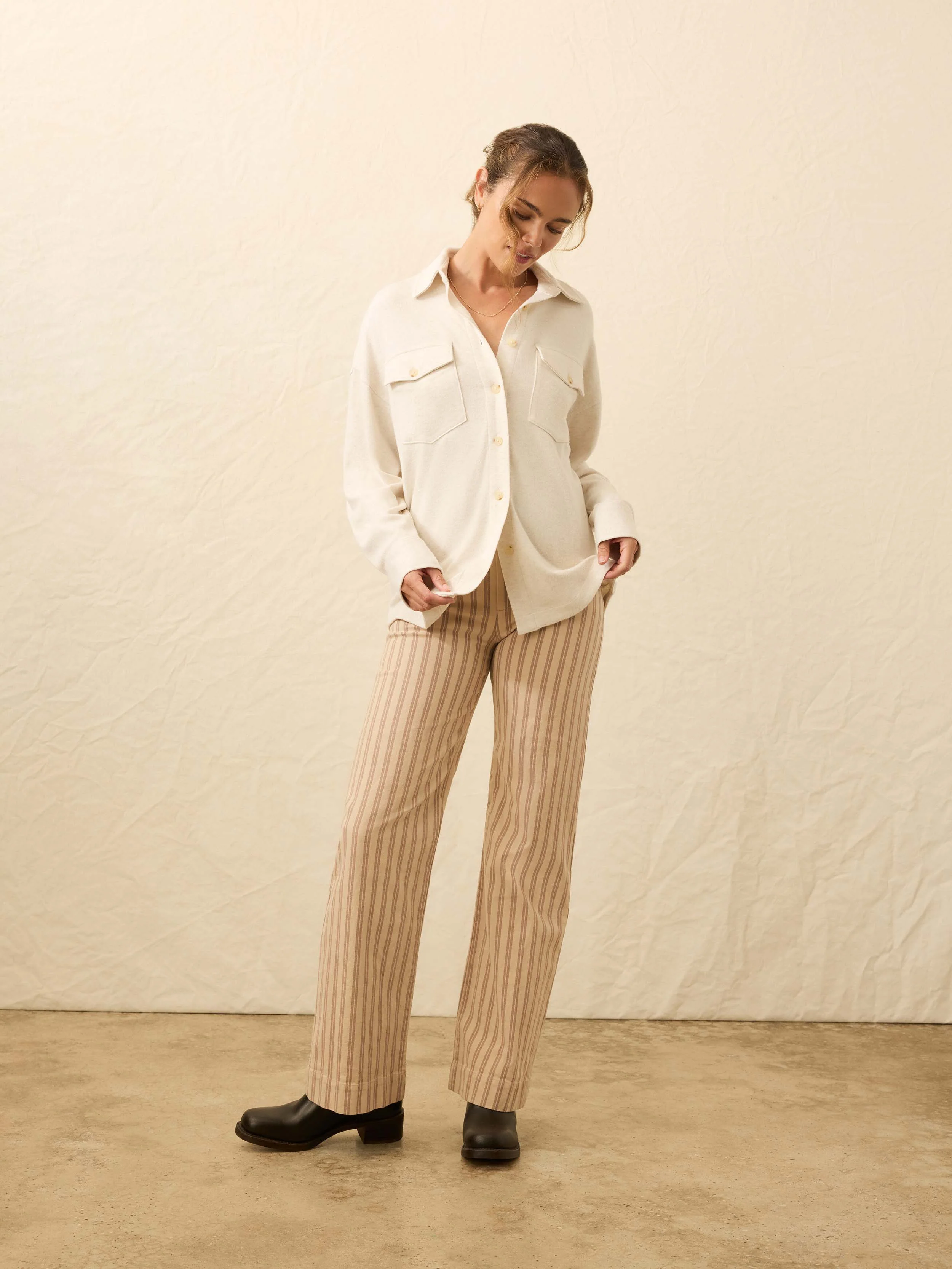 Legend™ Sweater Overshirt - Off White