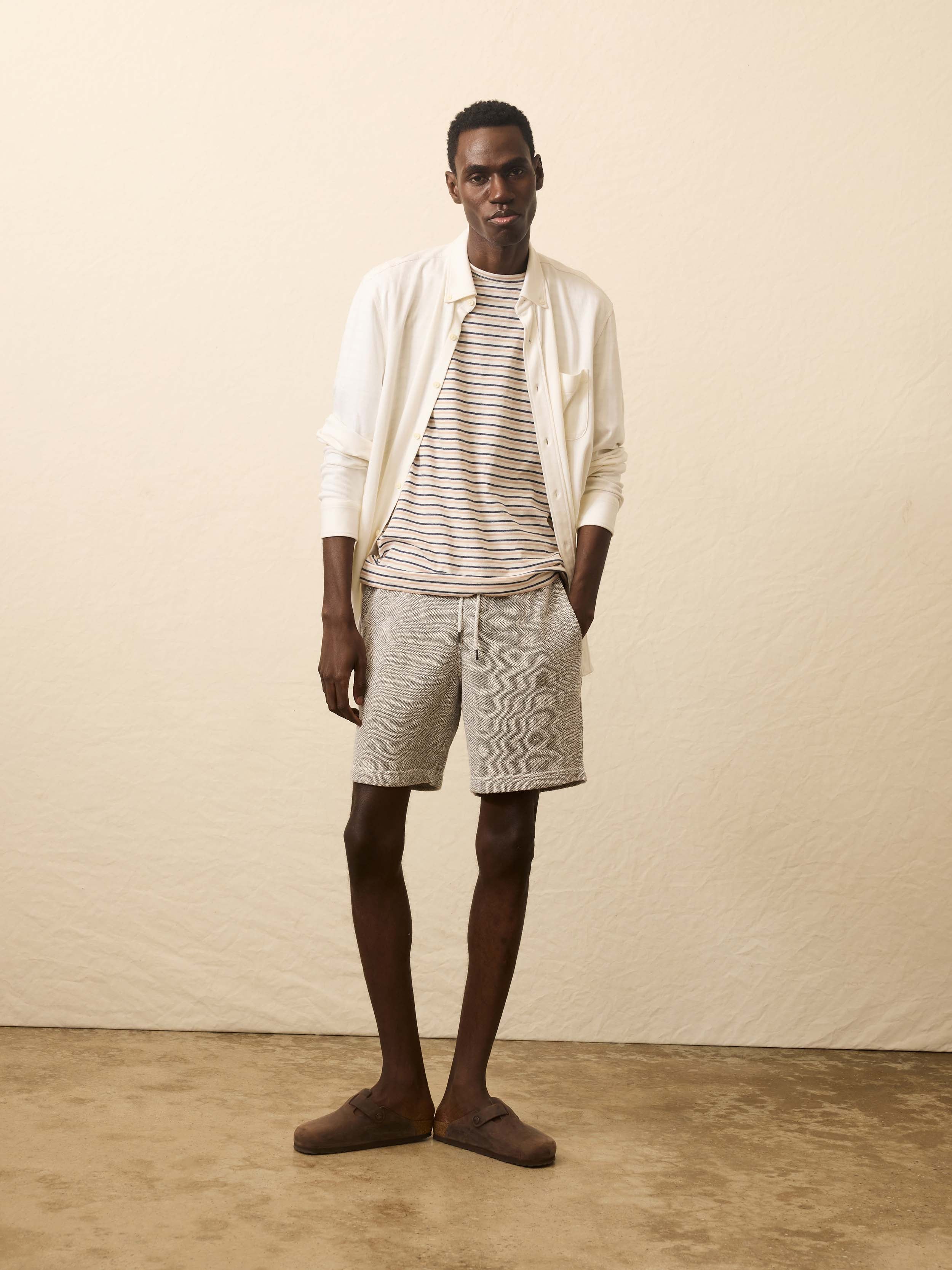 Coastline Knit Shirt - White Wall