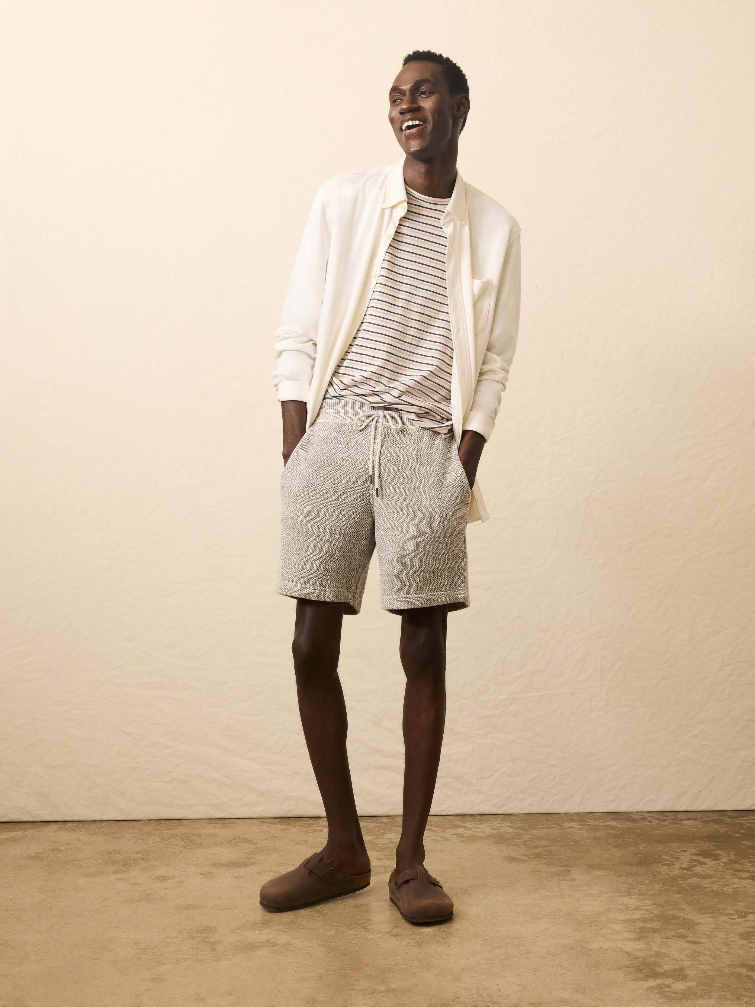 Whitewater Sweatshort - Grey Shell Loop