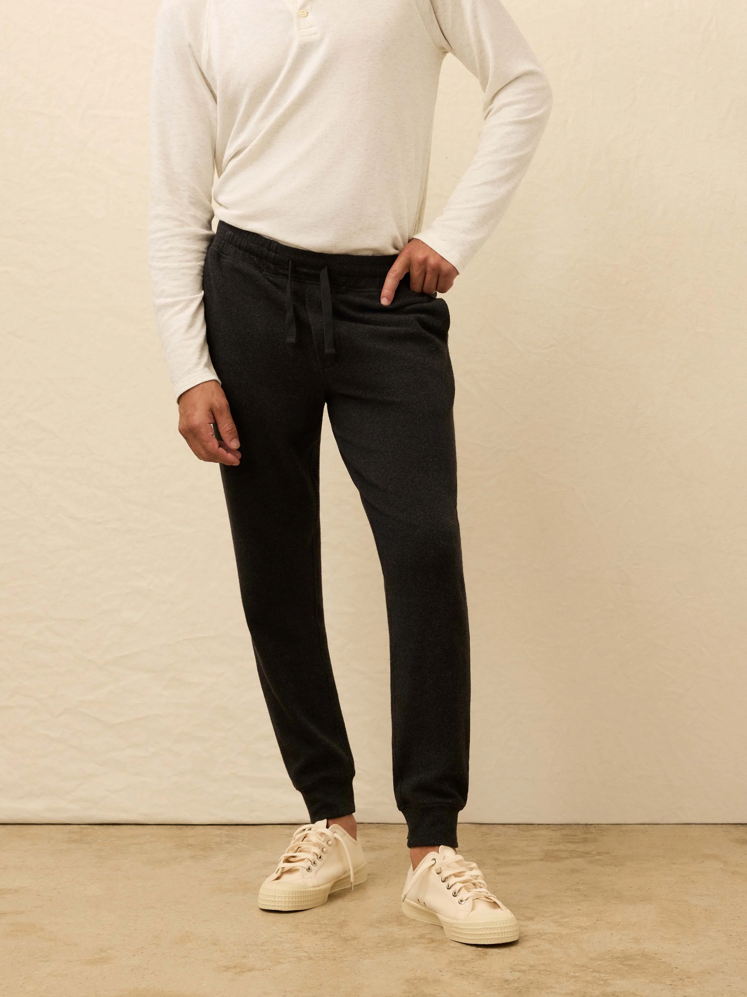 Legend Sweatpant - Heathered Black Twill