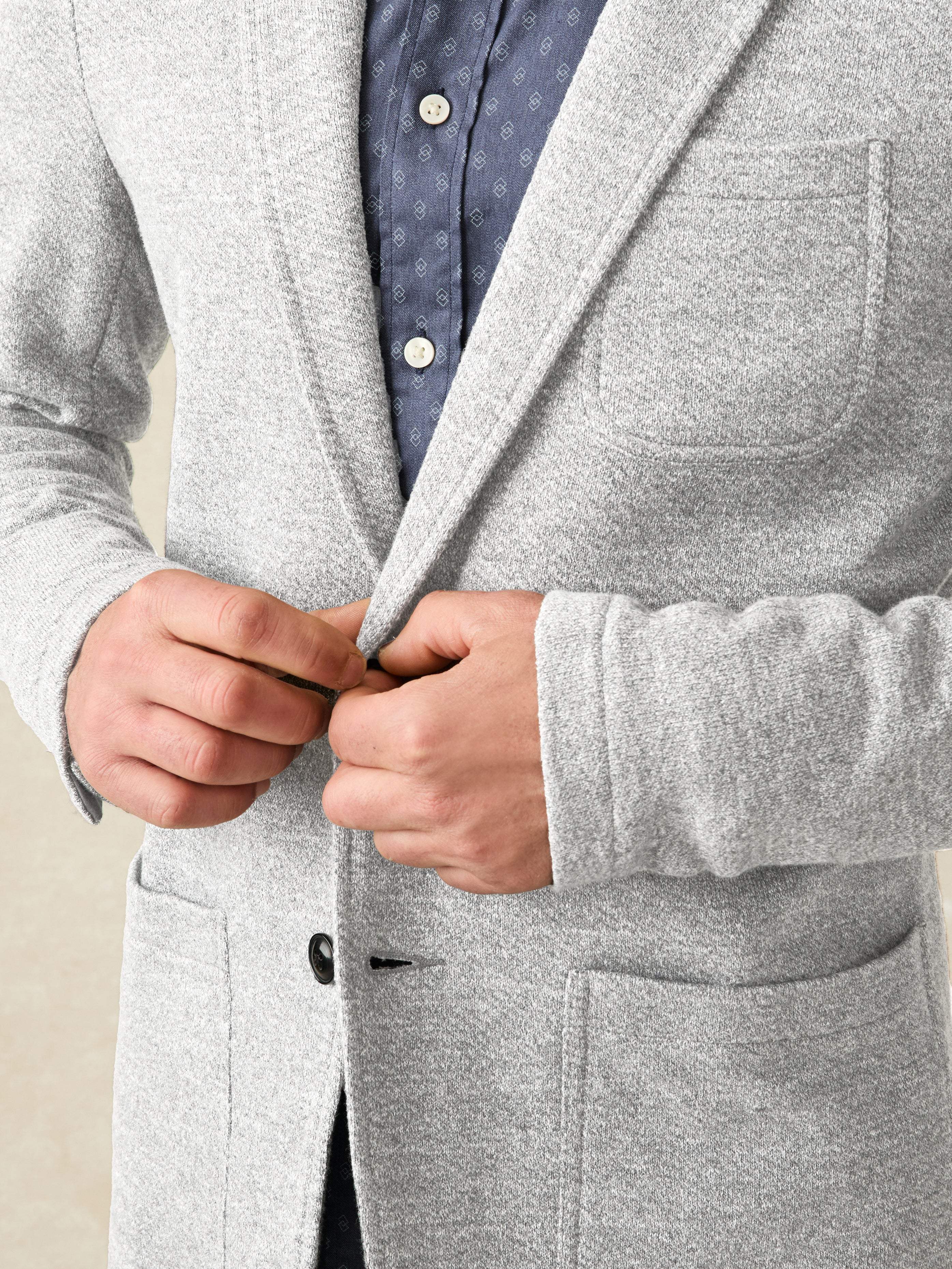Inlet Knit Blazer (Tall) - Heather Grey