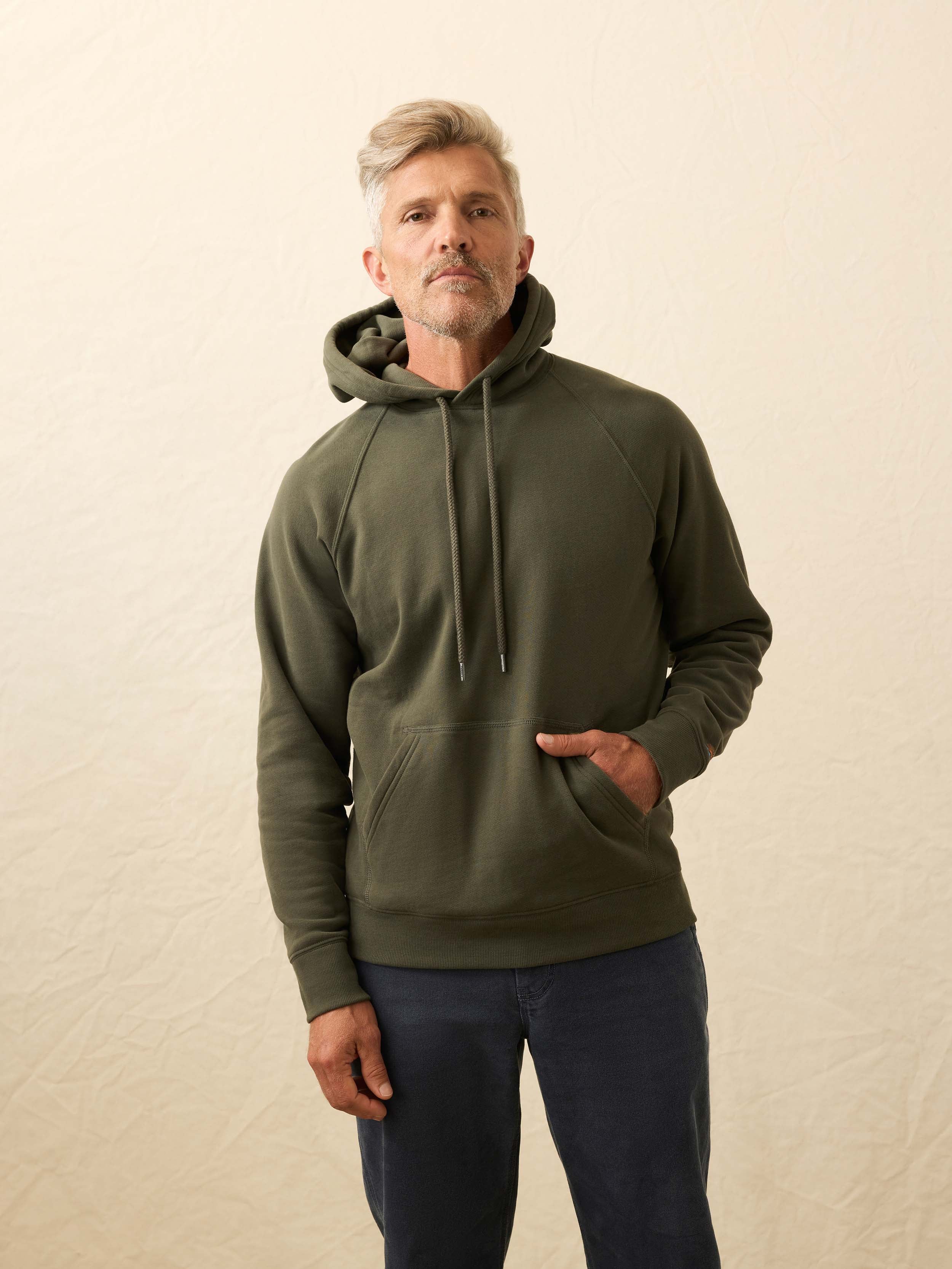 High Standard Fleece Hoodie - Fall Evergreen