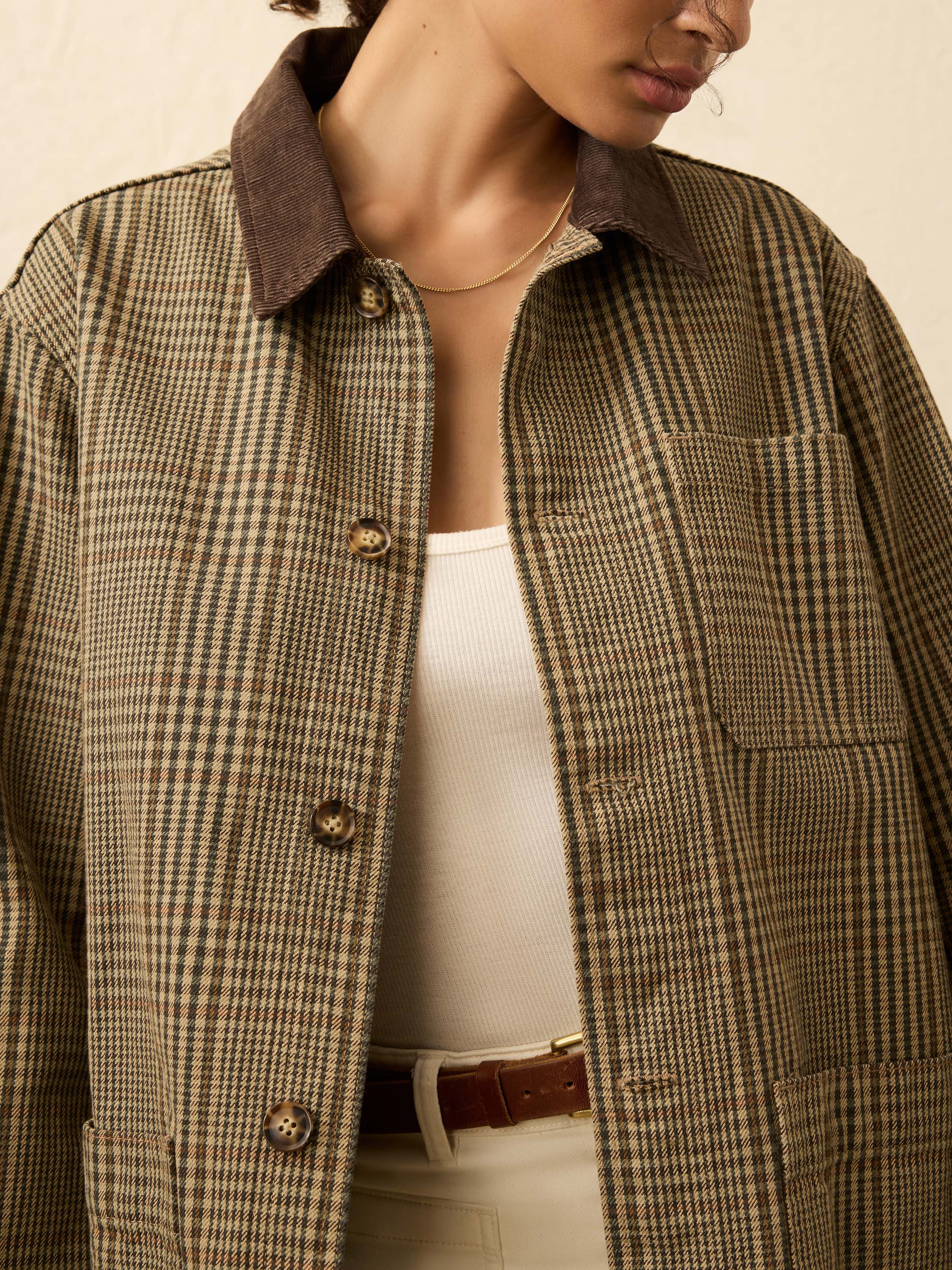 High Ridge Twill Studio Jacket - Unisex - Wildwood Plaid