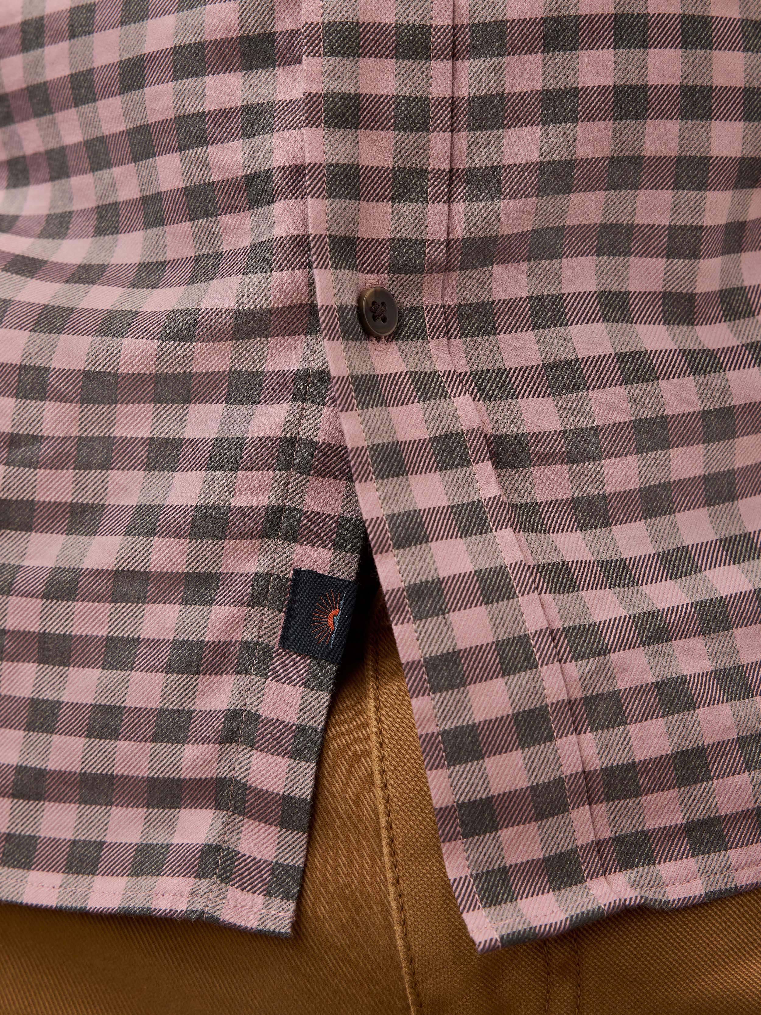 Soft Twill Movement Shirt - Charcoal Plum Gingham