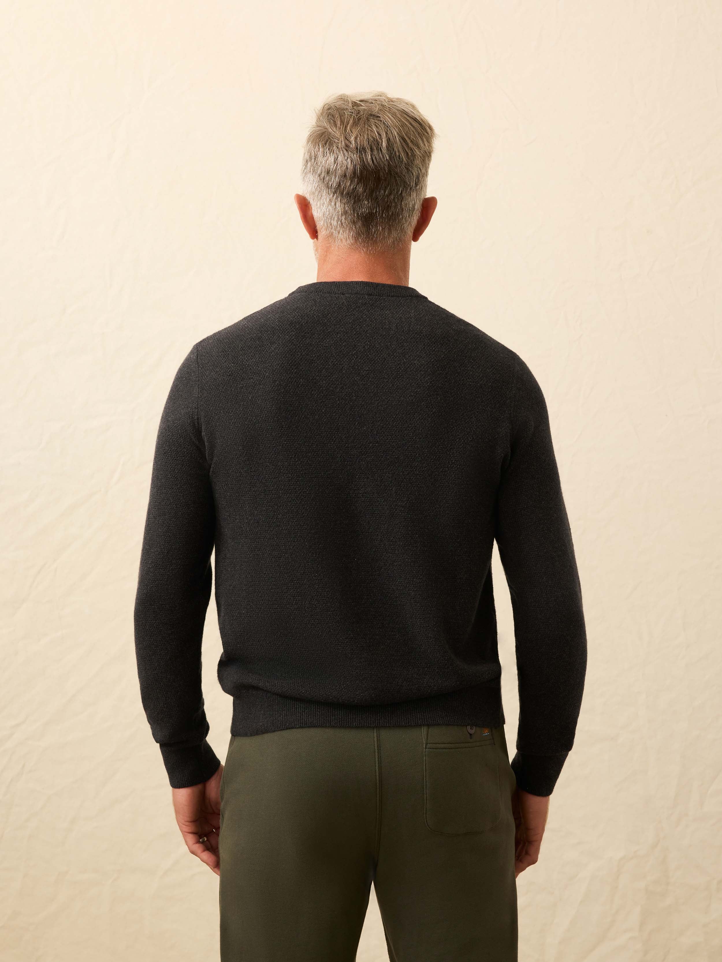 Jackson Crew Sweater - Wolf Black Heather