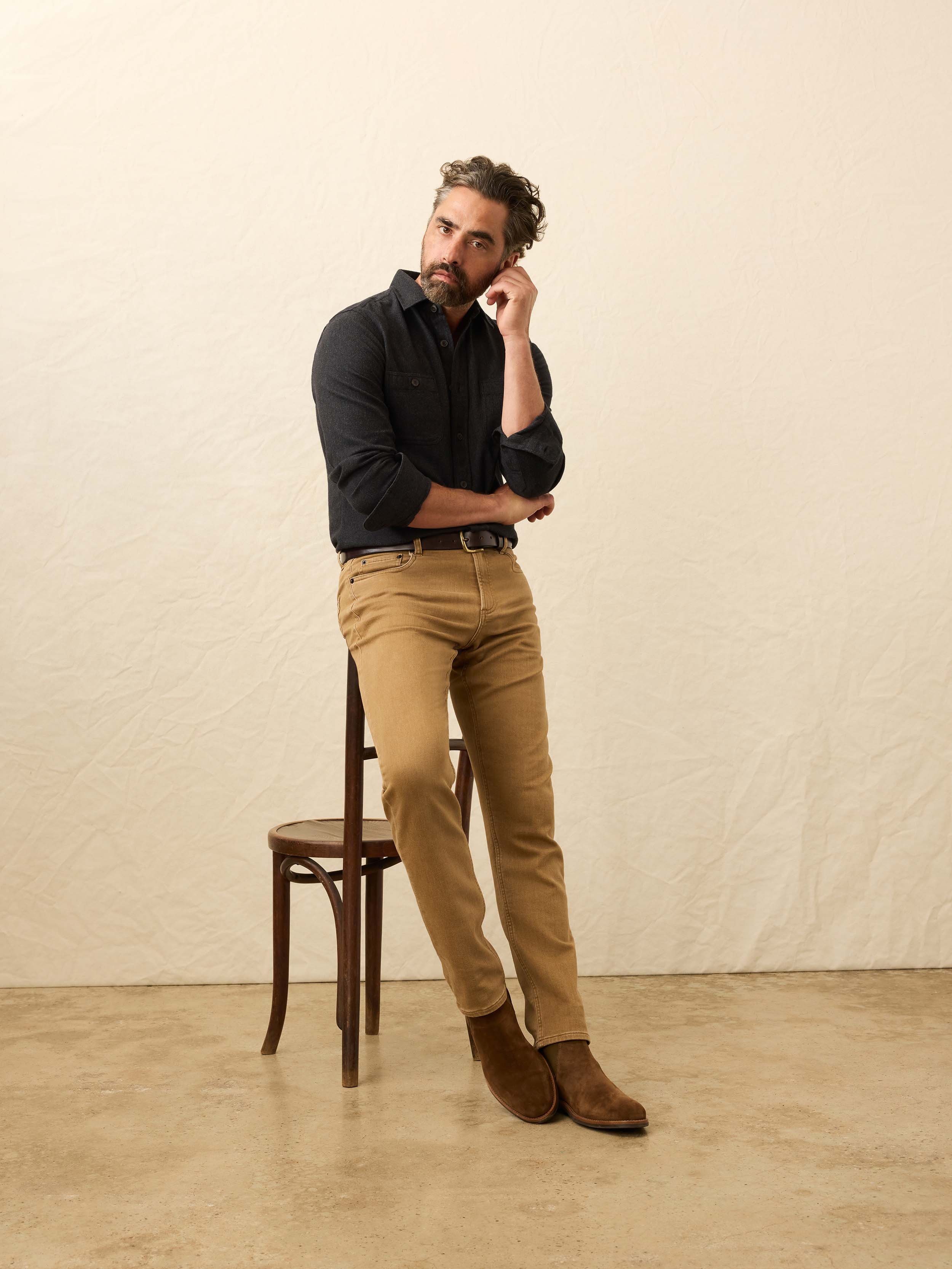 Heirloom Portuguese Flannel Shirt- Salema Storm