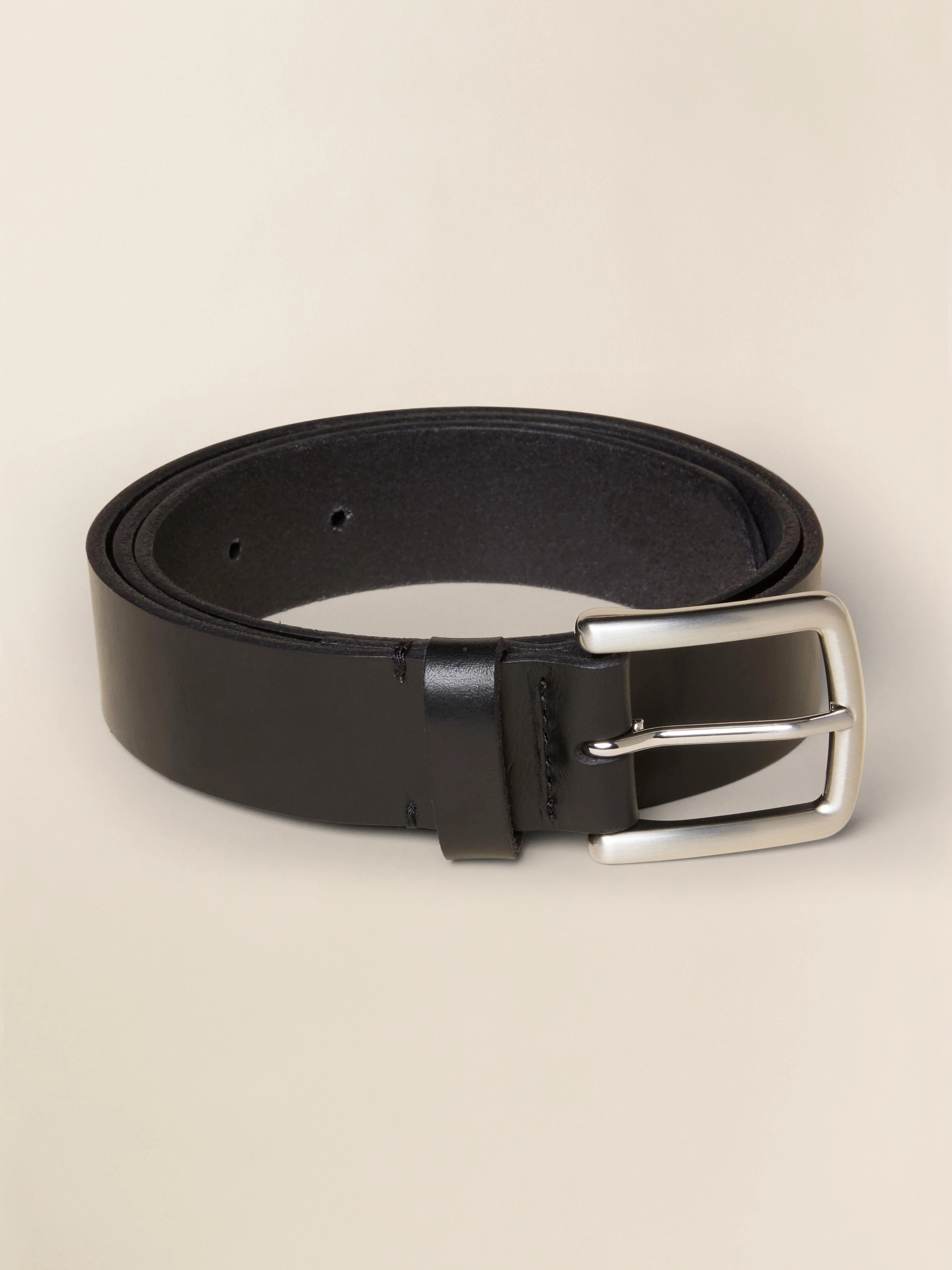 Men's Leather Belt - Black