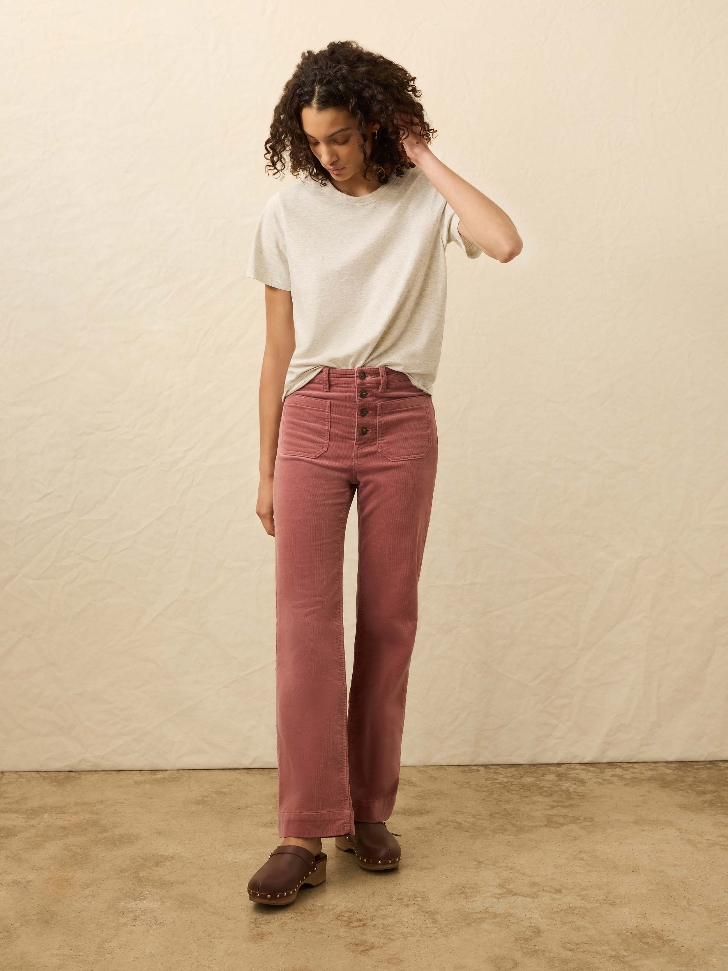 Sunwashed Essential Tee - Island Dune Heather
