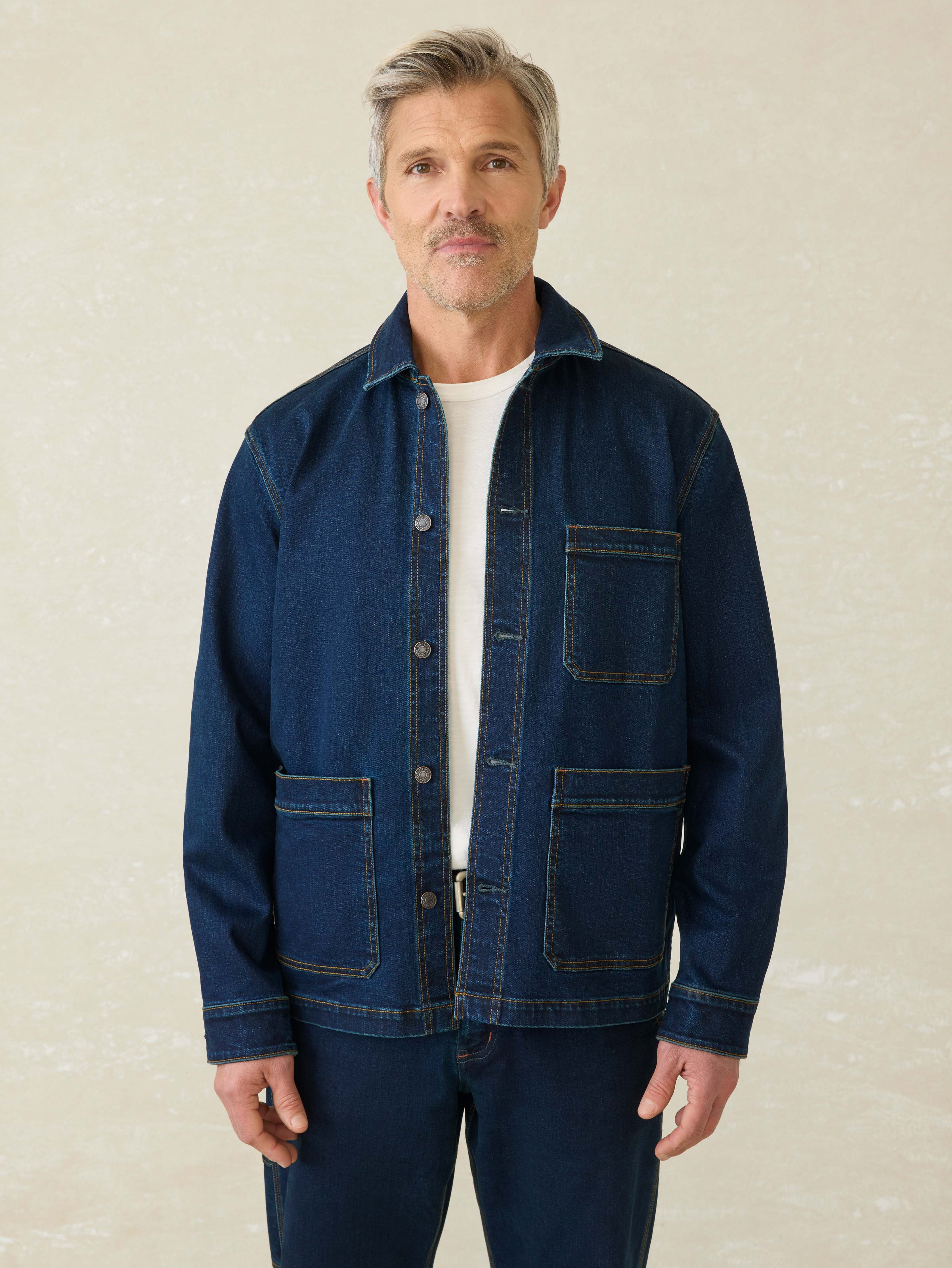 Denim Studio Jacket - Shoreblue Wash