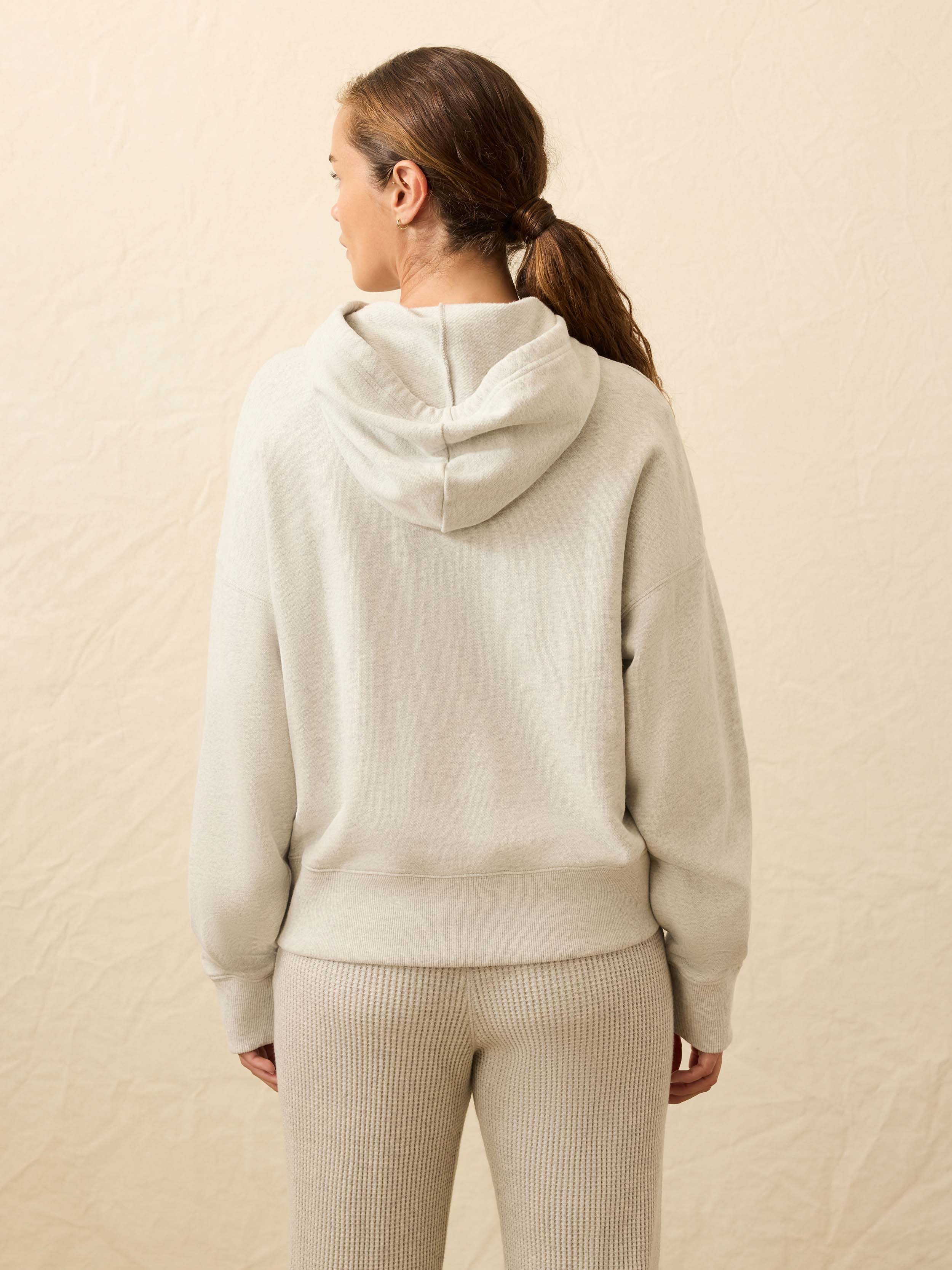 High Standard Fleece Hoodie - Light Grey Heather