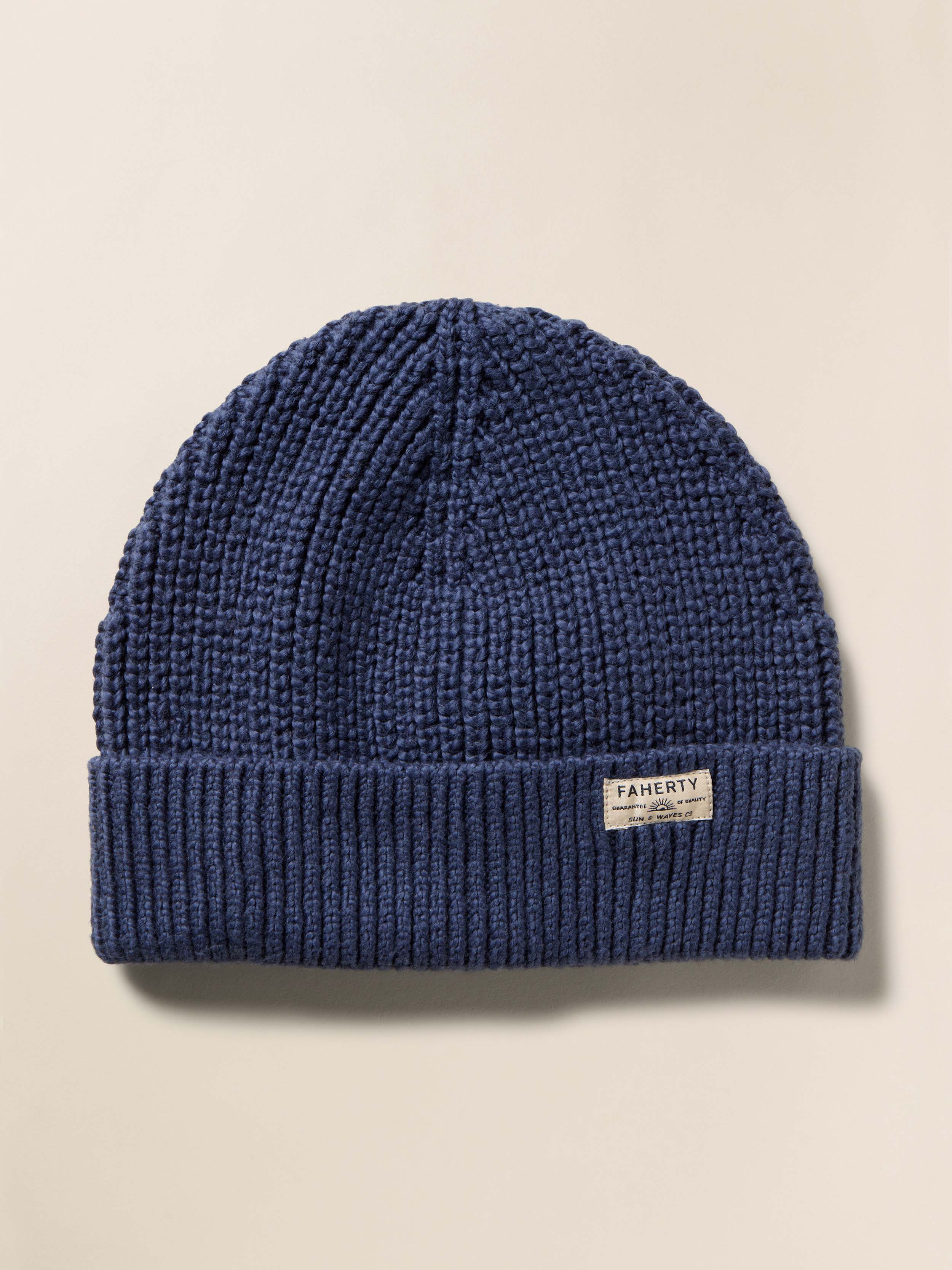 Heirloom Cotton Beanie - Navy