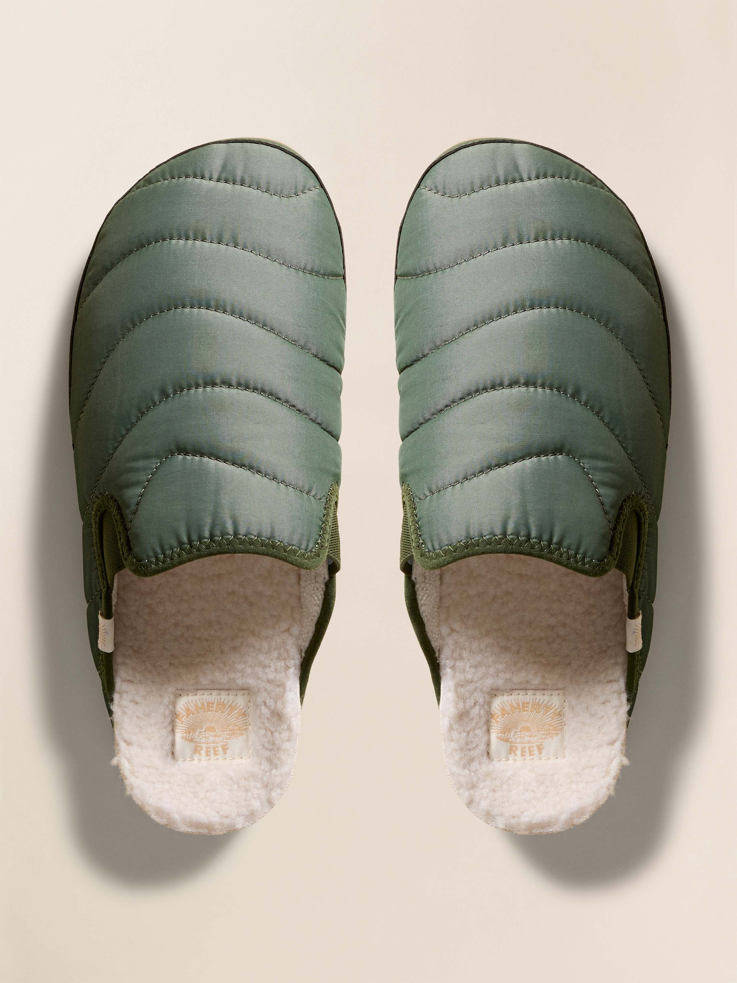 Faherty X Reef Unisex Slipper Scuff - Thyme