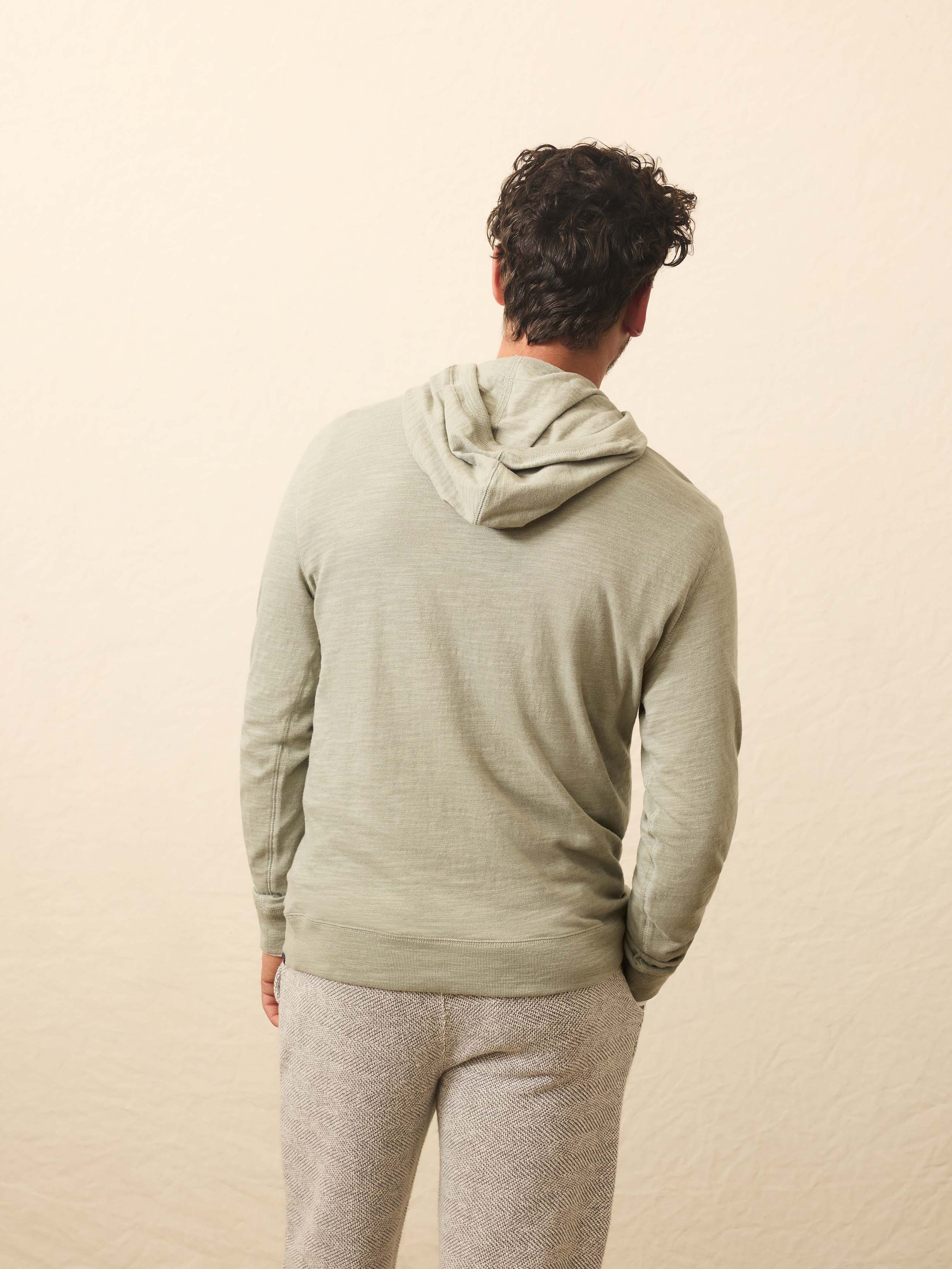 Sunwashed Midweight Organic Hoodie - Coastal Sage