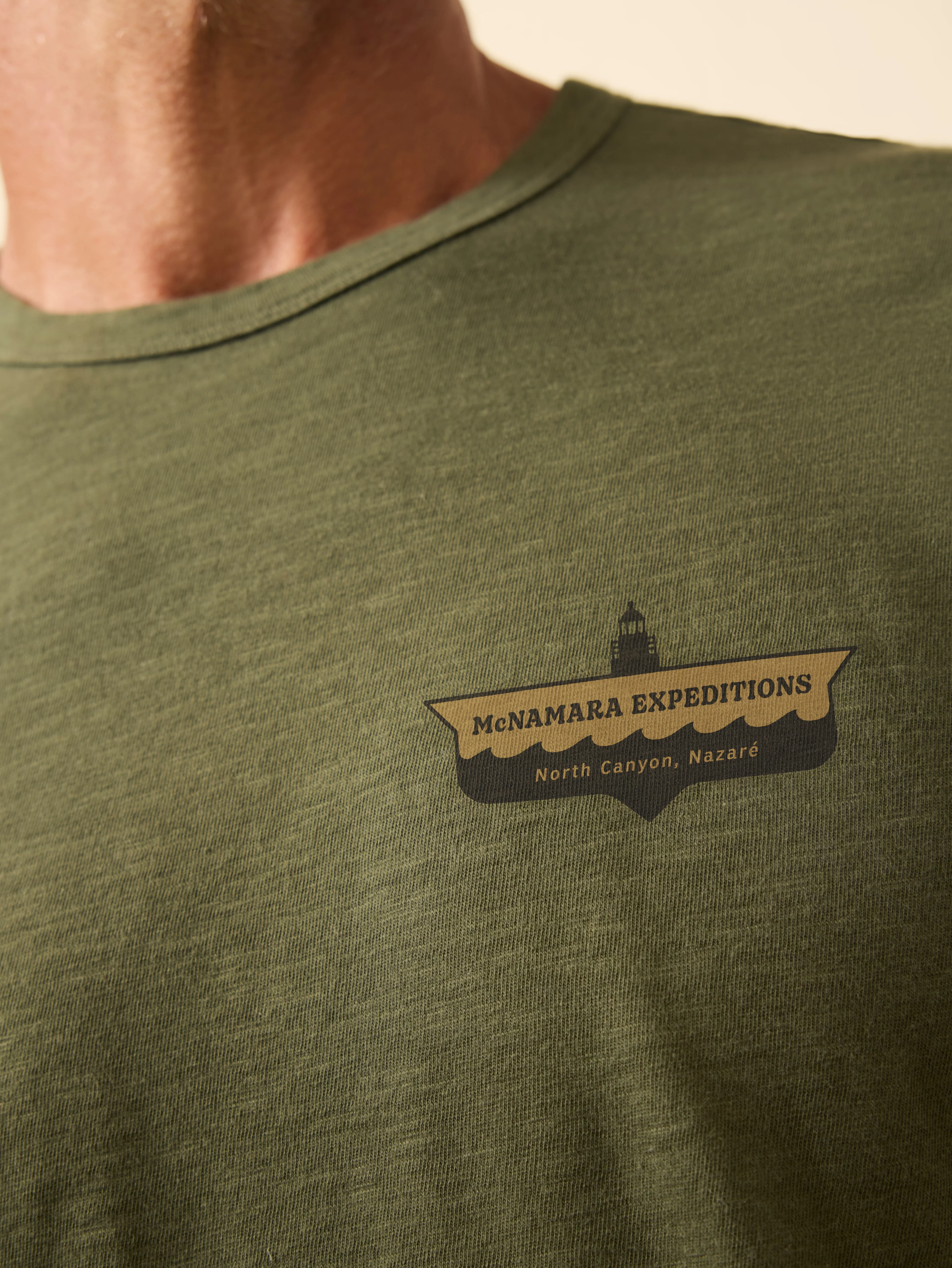 Nazare Sunwashed Tee - Fall Evergreen