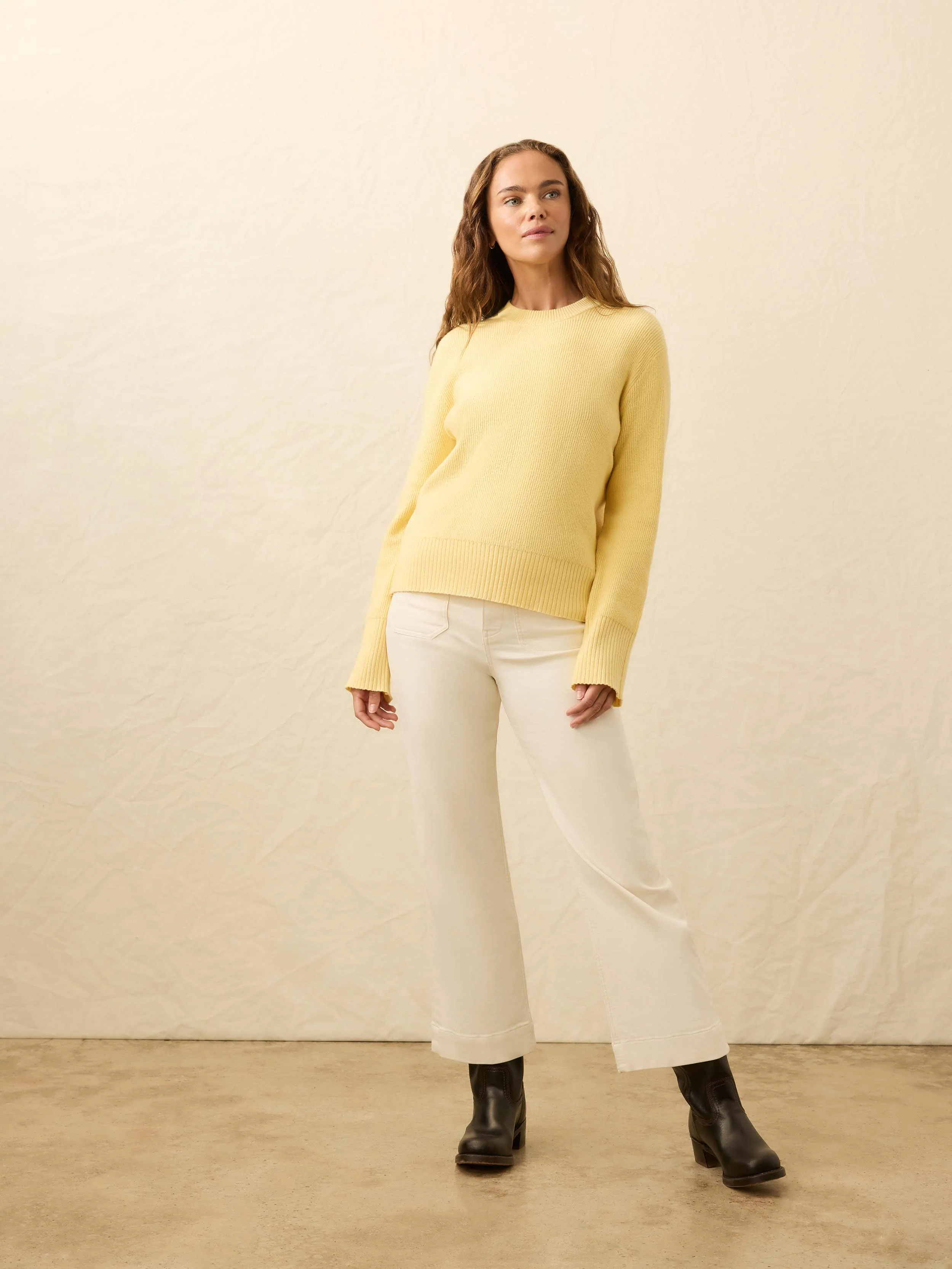 Jackson Crewneck Sweater - Sunray