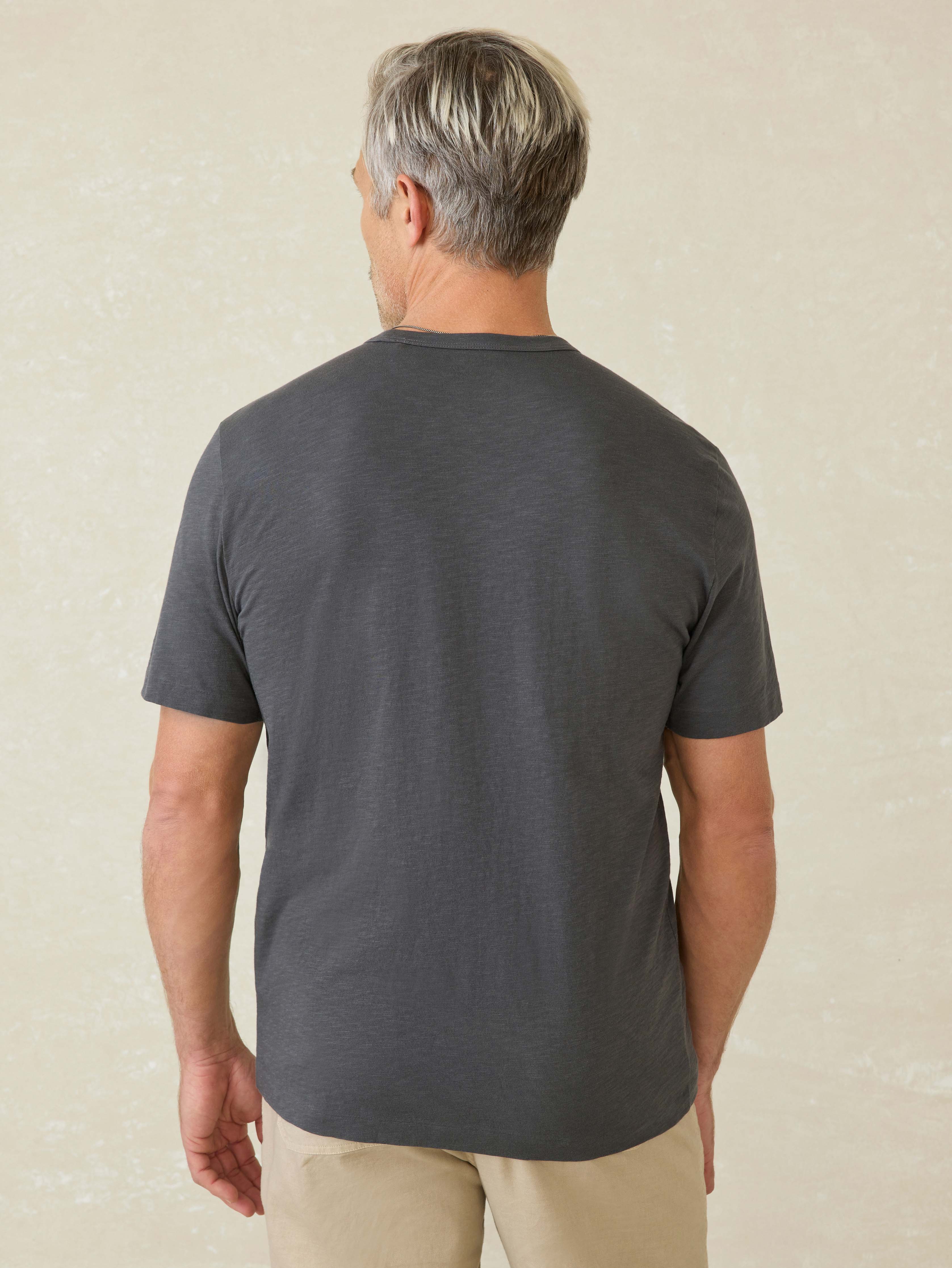 Sunwashed Regenerative Tee - Graphite