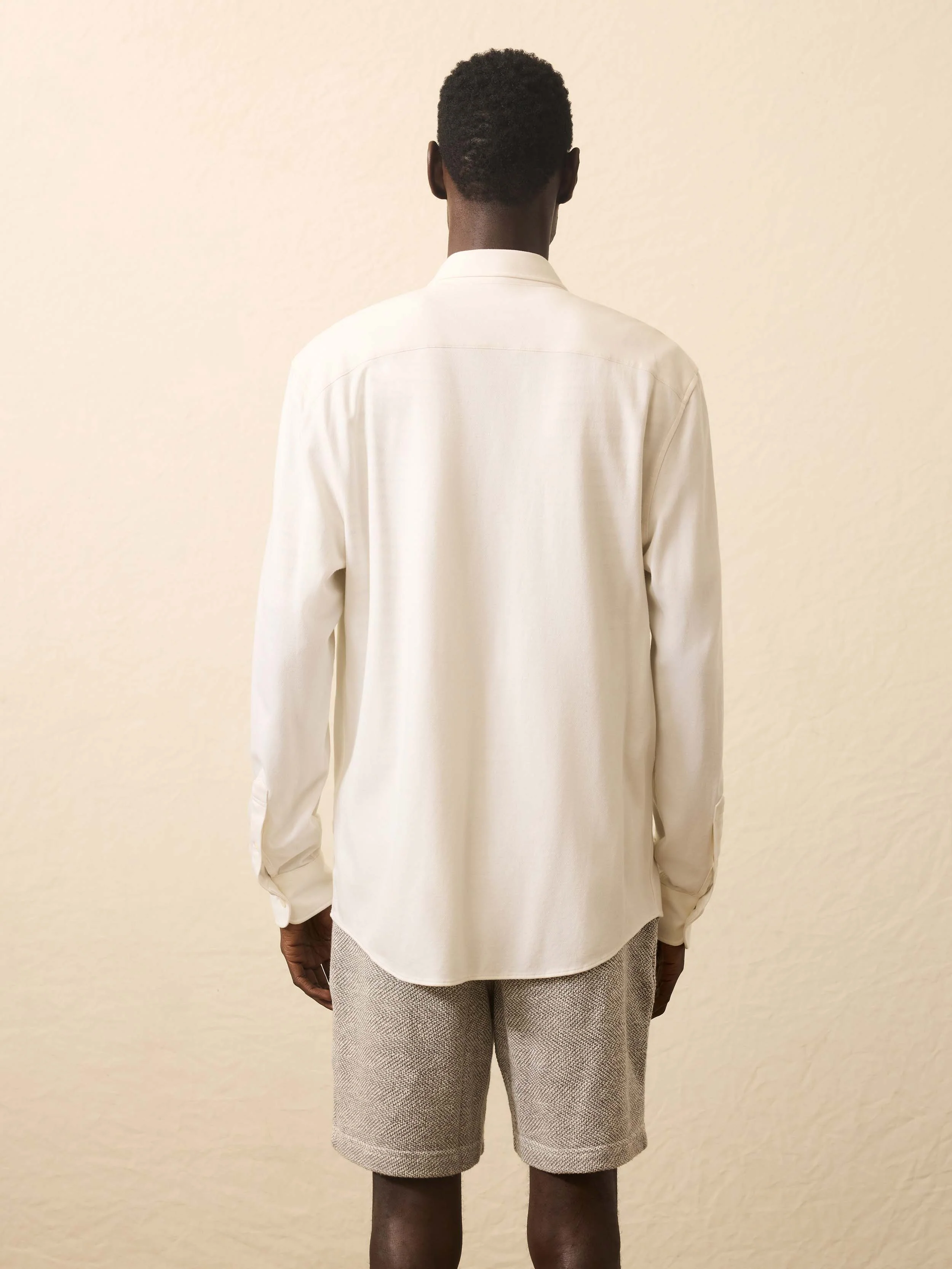Coastline Knit Shirt - White Wall