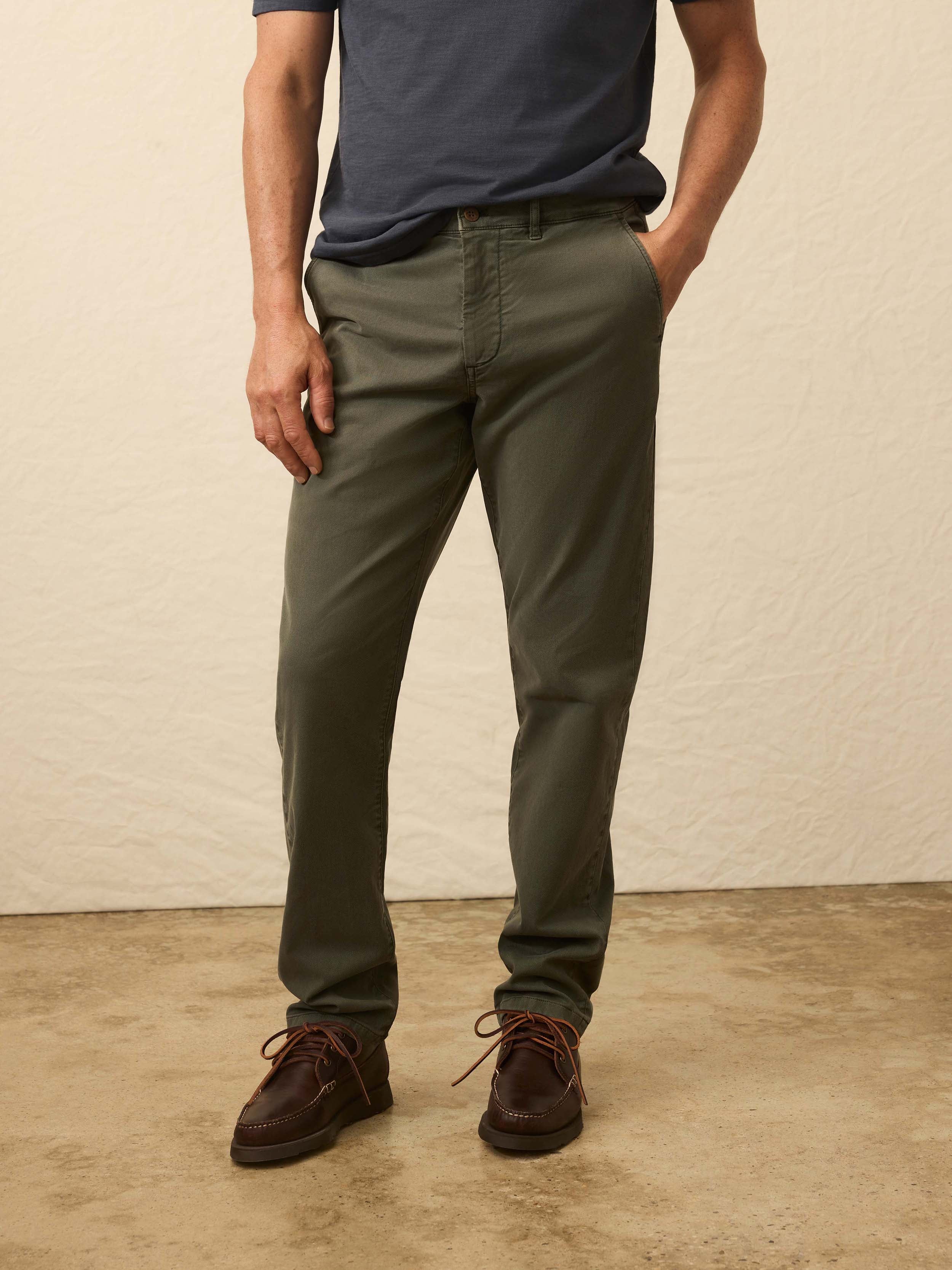 Coastline Stretch Chino - Fall Evergreen