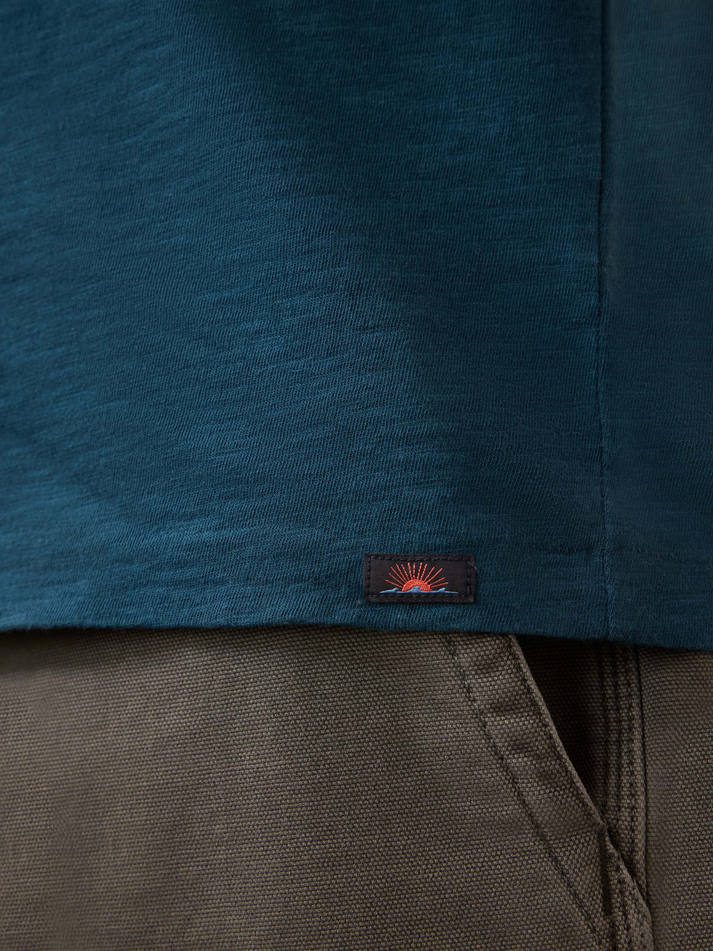 Sunwashed Regenerative Tee - Ocean Storm