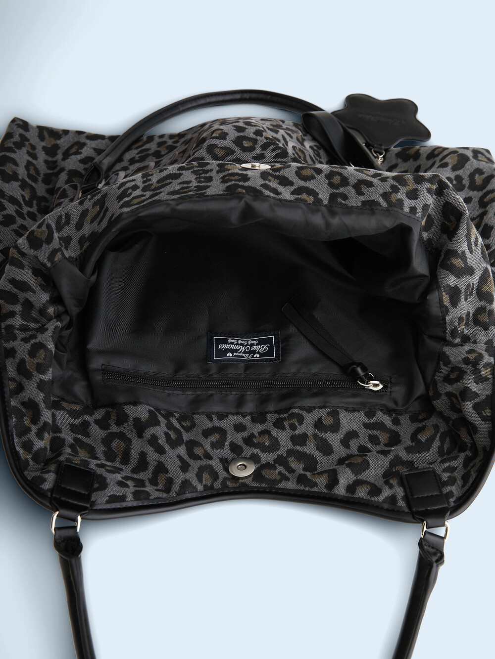 Leopard Dimsum Bag Charcoal