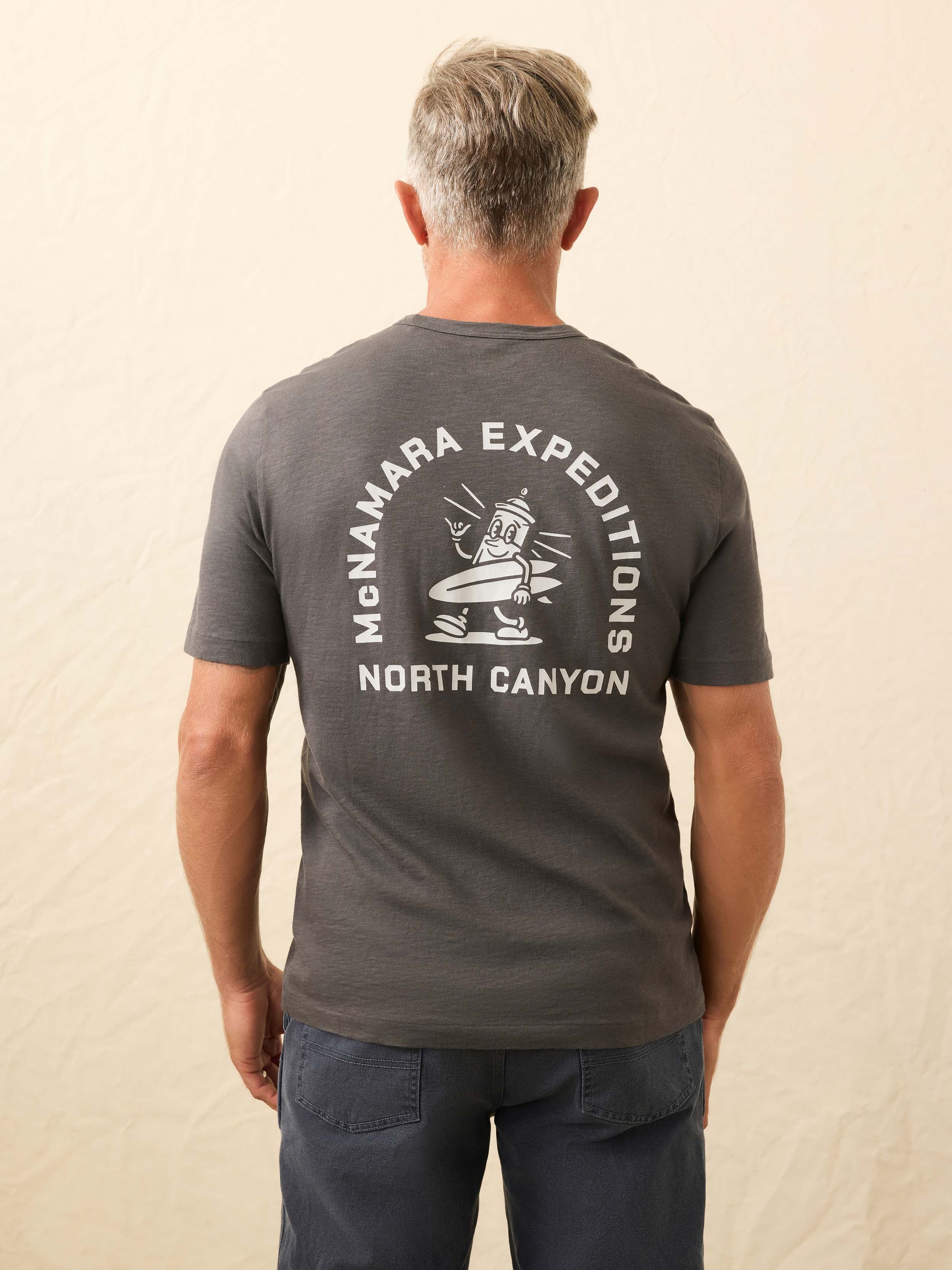 Nazare Sunwashed Tee - Graphite