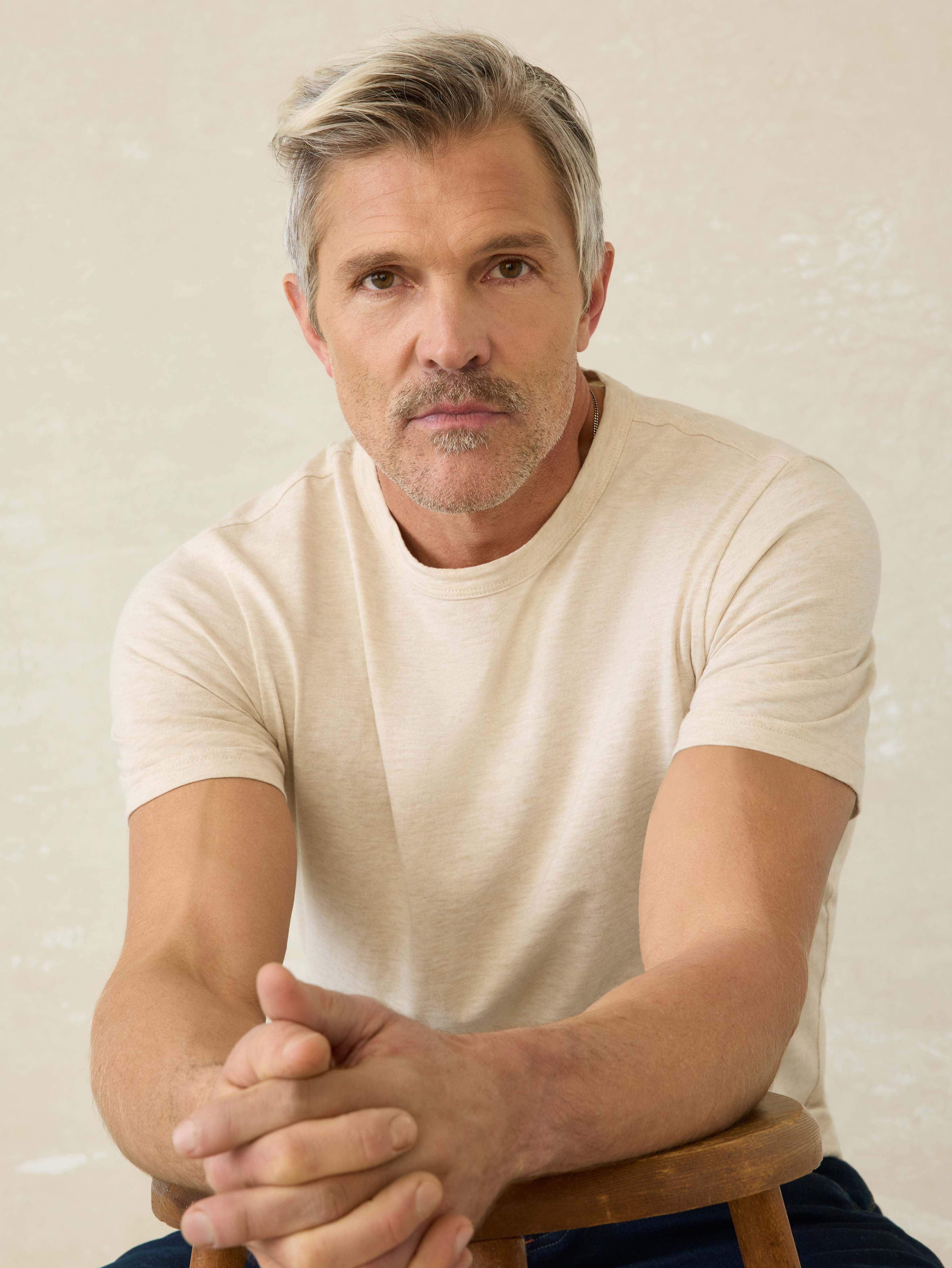 Sunwashed Regenerative Tee - Island Dune Heather