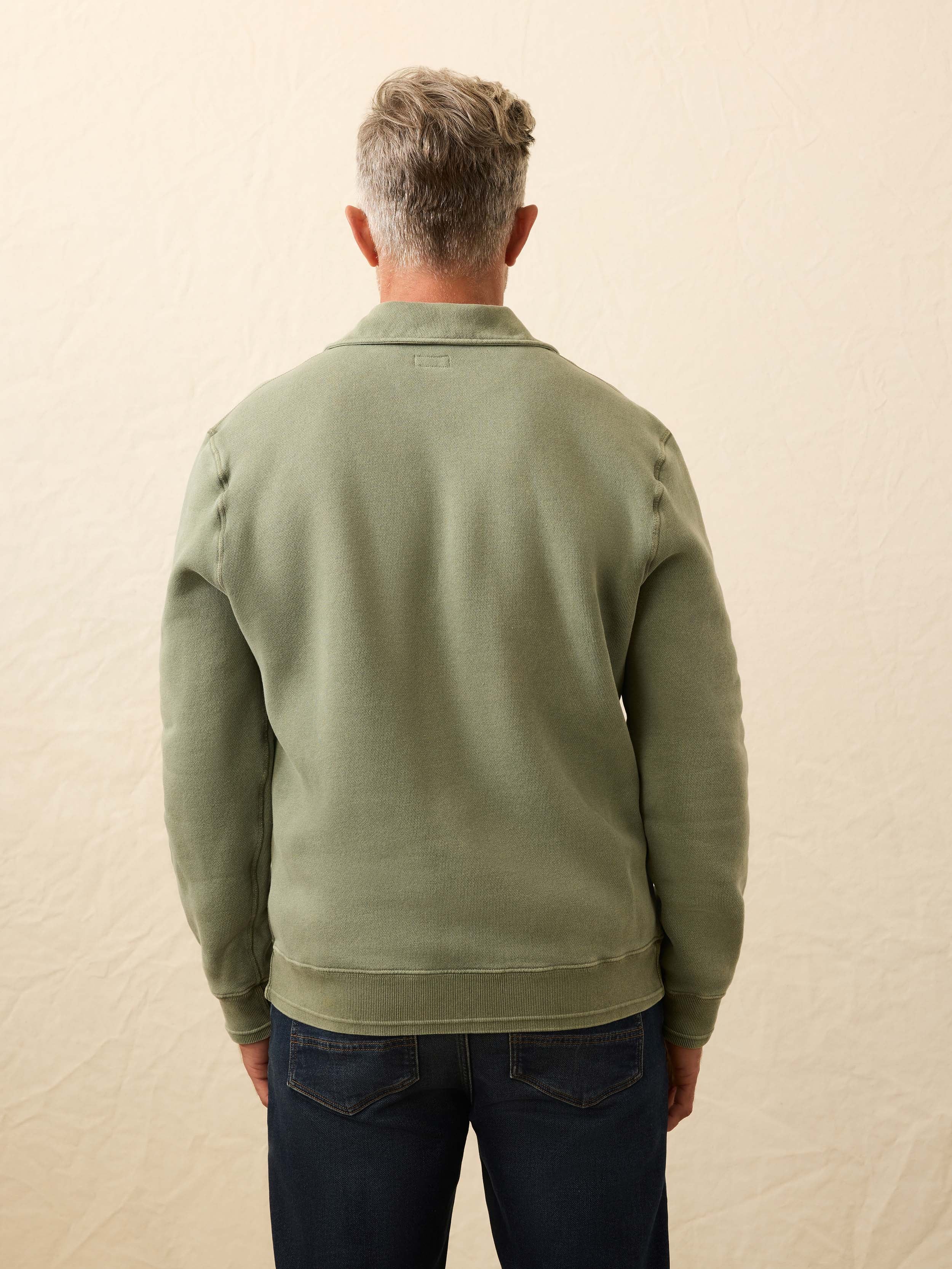 Winter Swell Quarter Zip - Mavericks Olive
