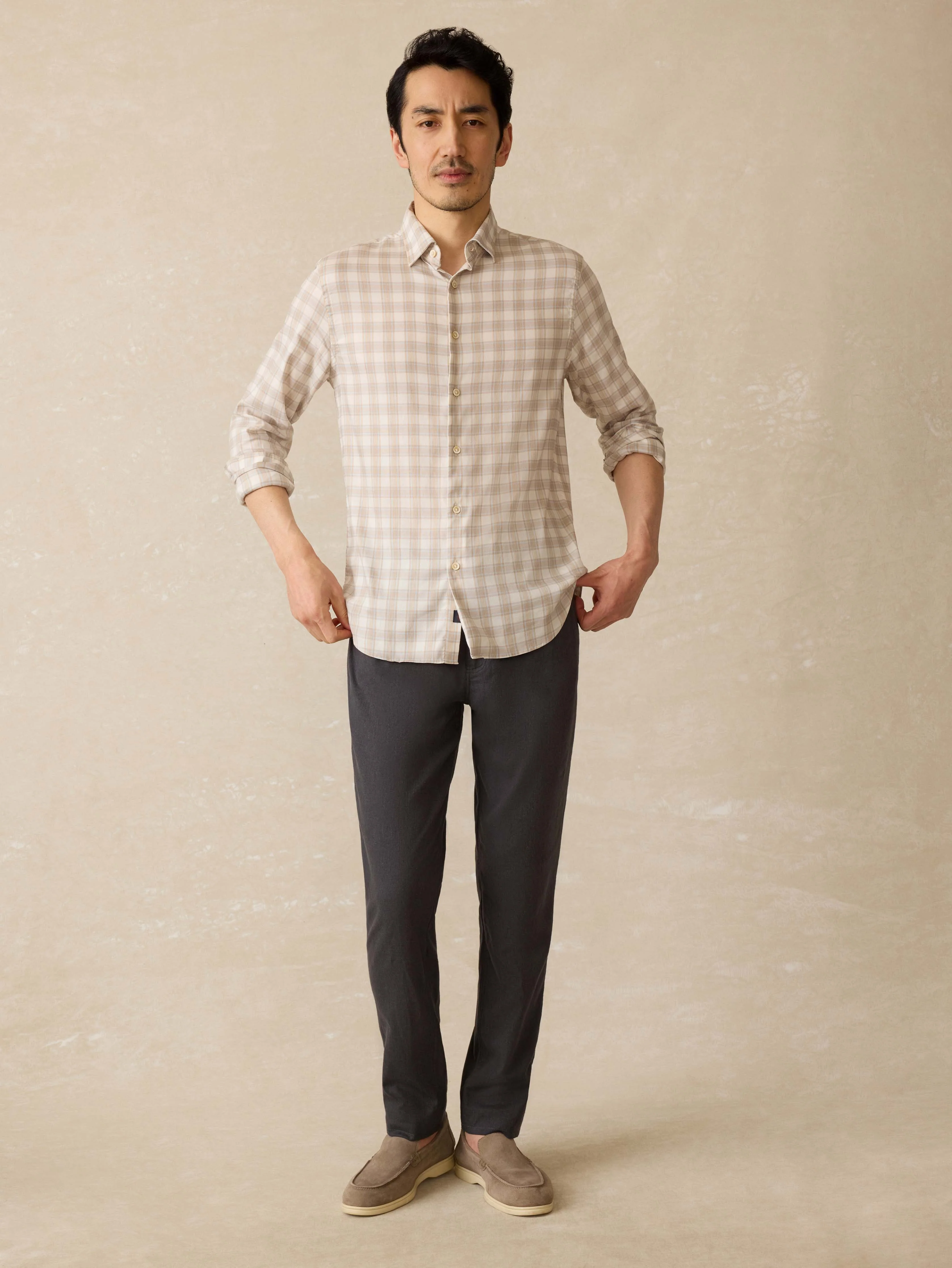 Movement™ Linen 5-Pocket Pant - Washed Black