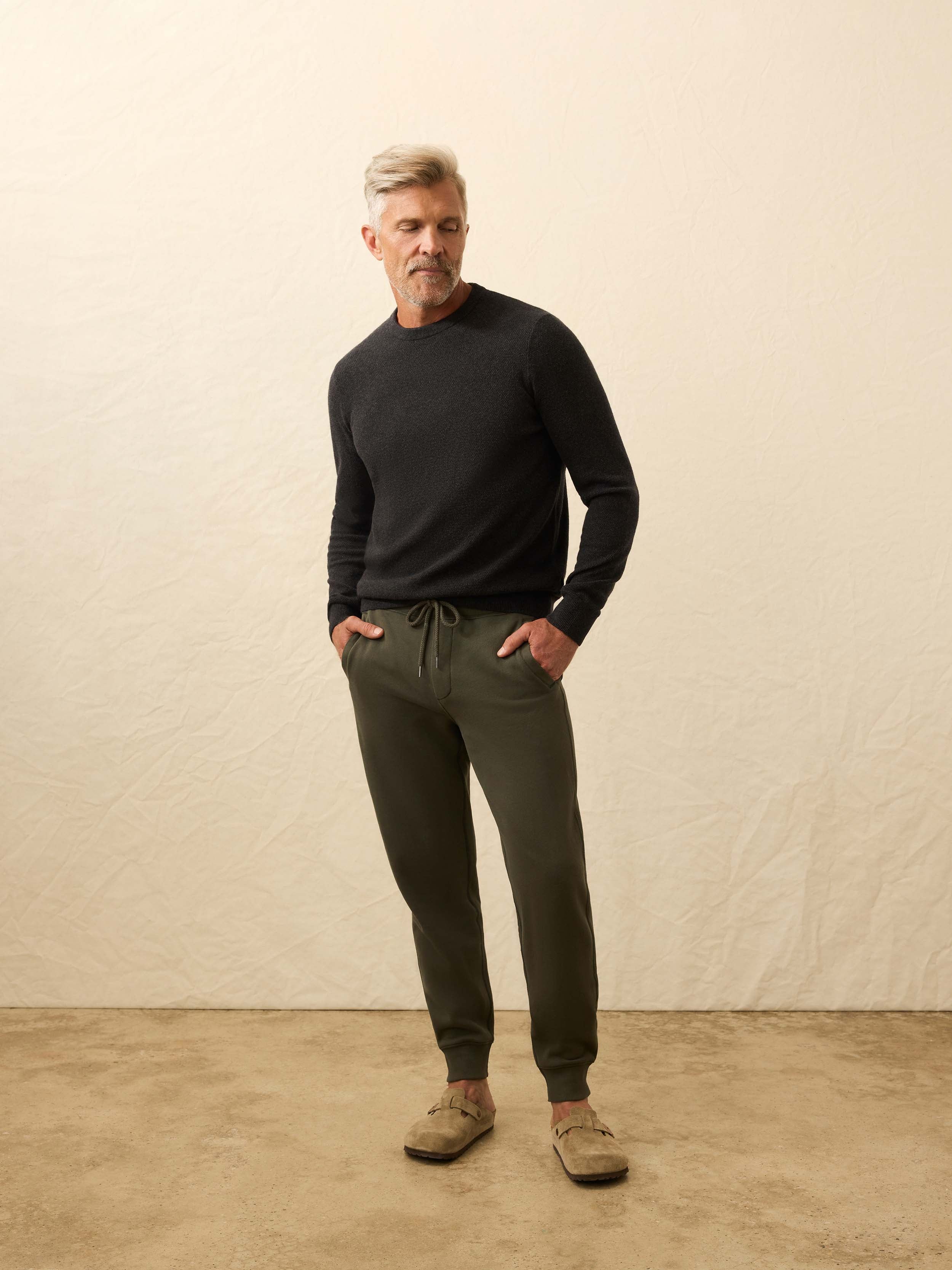 High Standard Fleece Sweatpant - Fall Evergreen