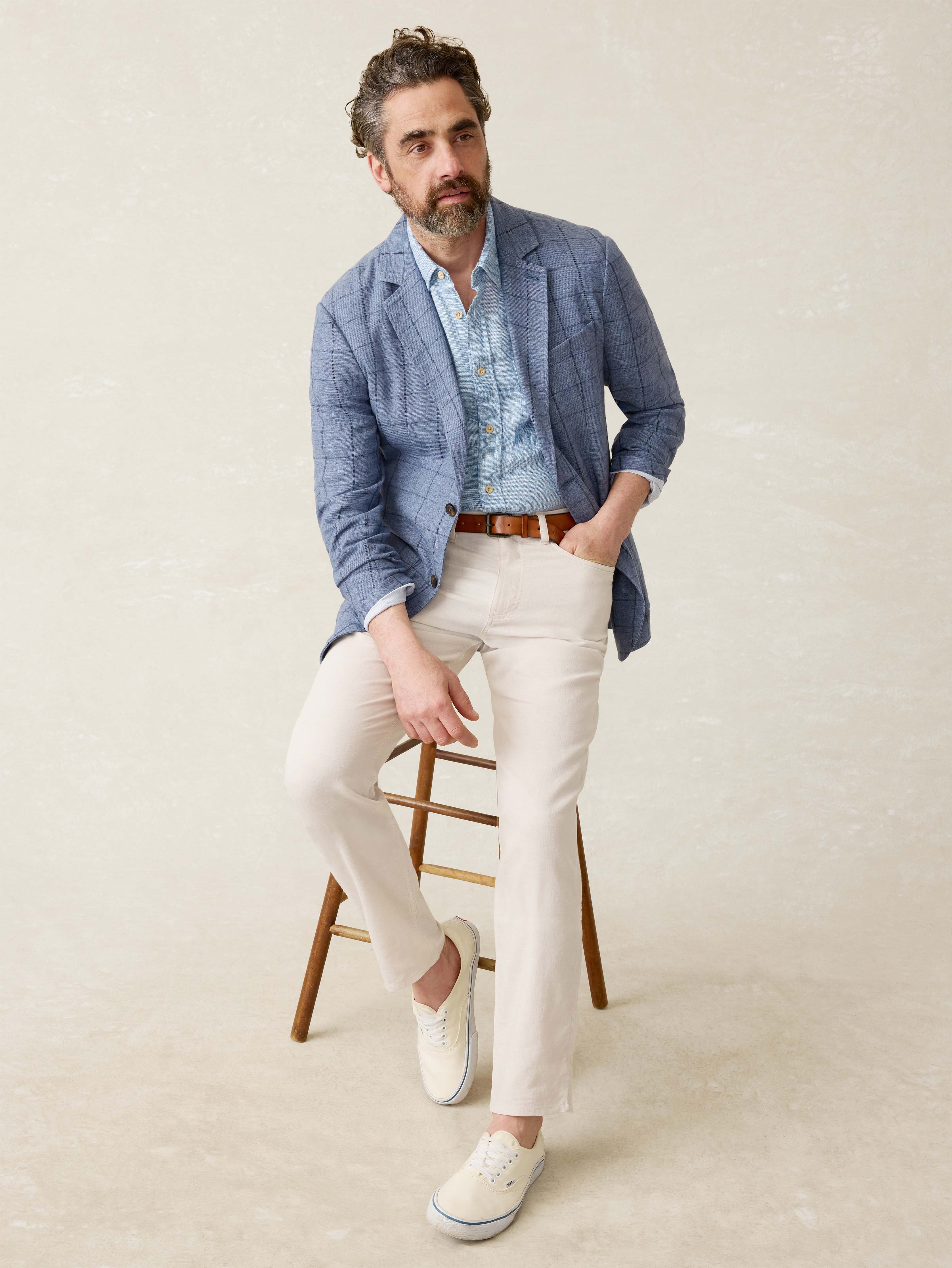 Movement™ Linen 5-Pocket Pant - Dorset Sand